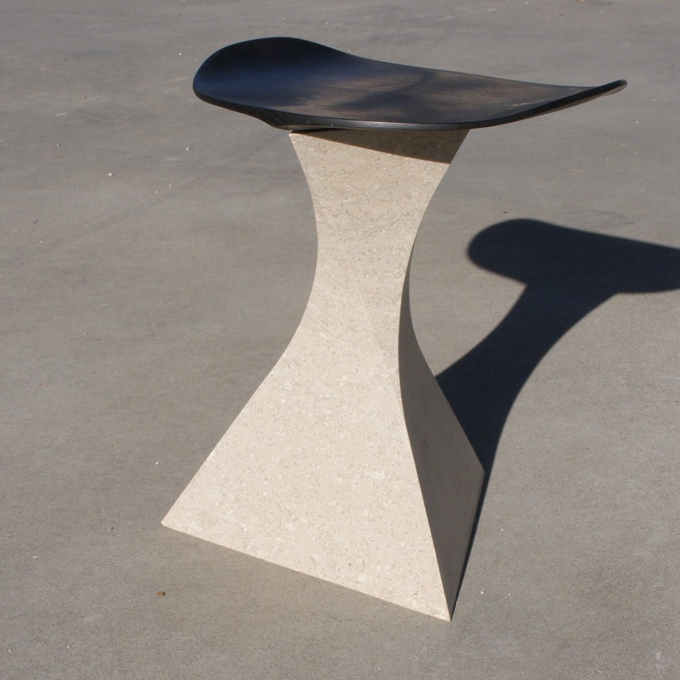 Audrey Black Stool by Mauro Dell'Orco - Faedo