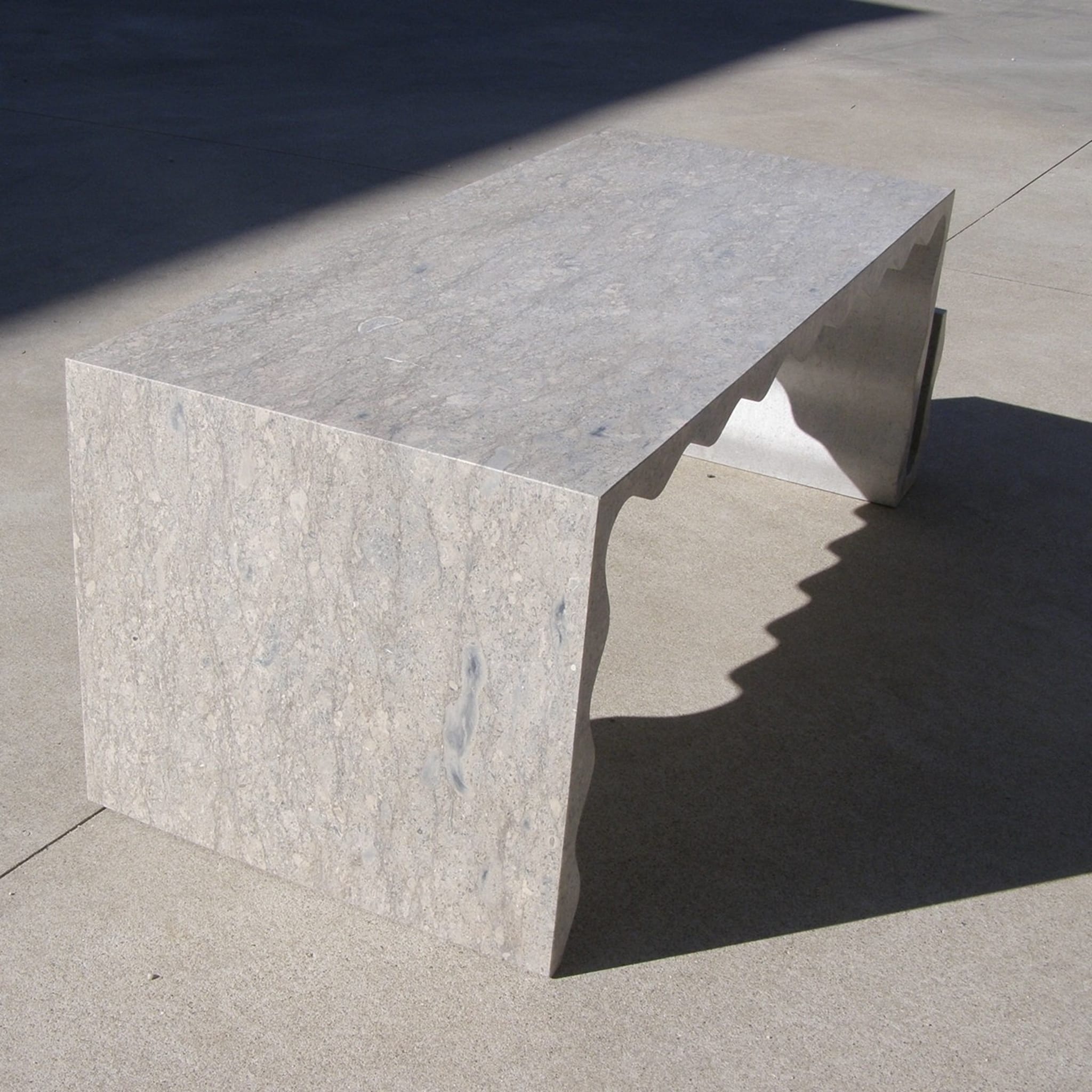 Table basse en marbre Optable de Mauro Dell'Orco - Vue alternative 1