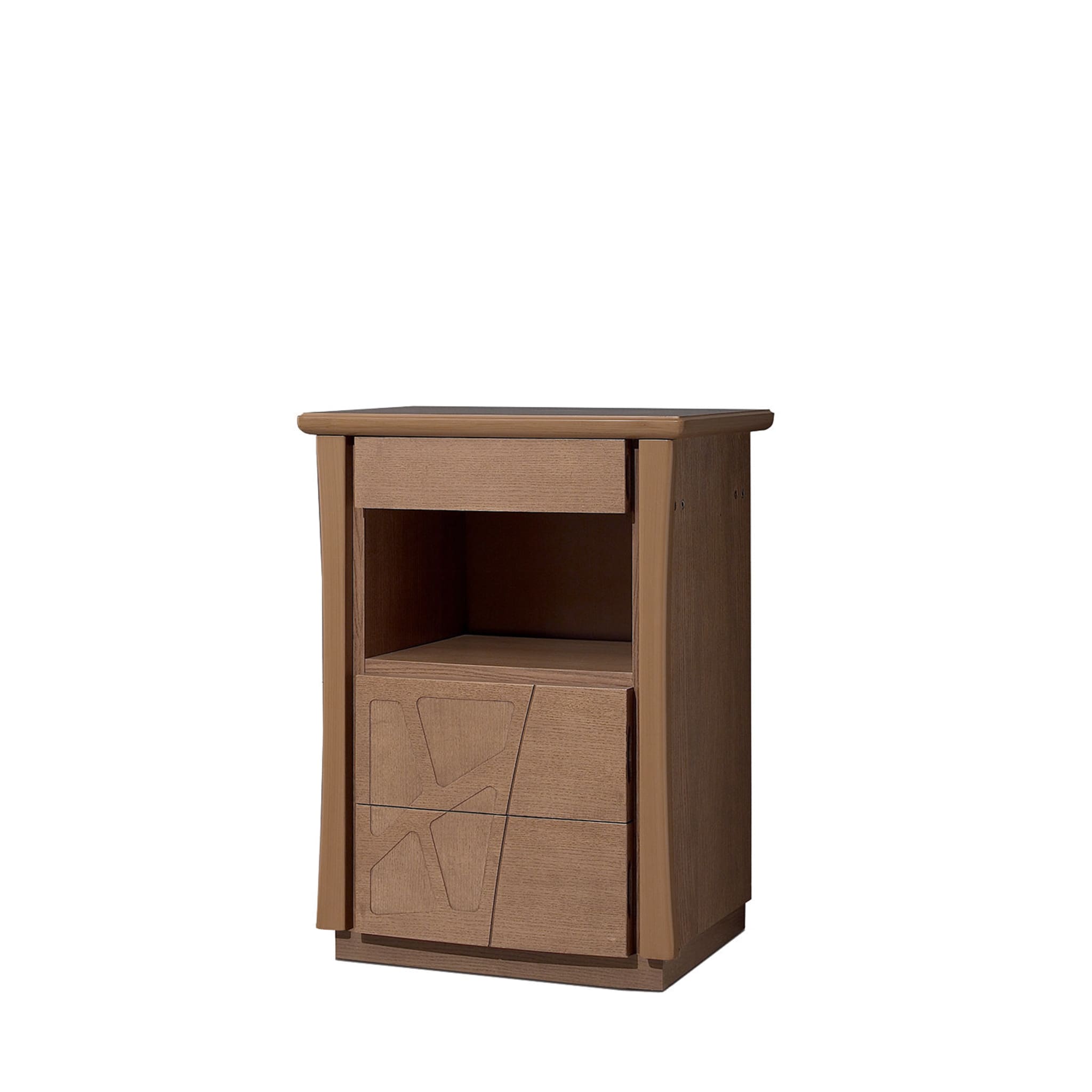 Motivi Three-Drawer Night Stand with Open Compartment - Main view