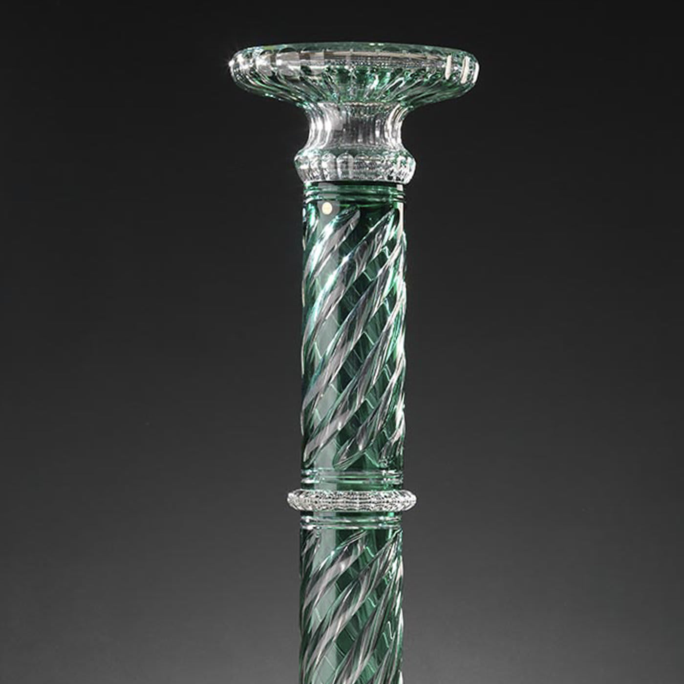 Crystal Column in Clear and Green - Nuova Cev