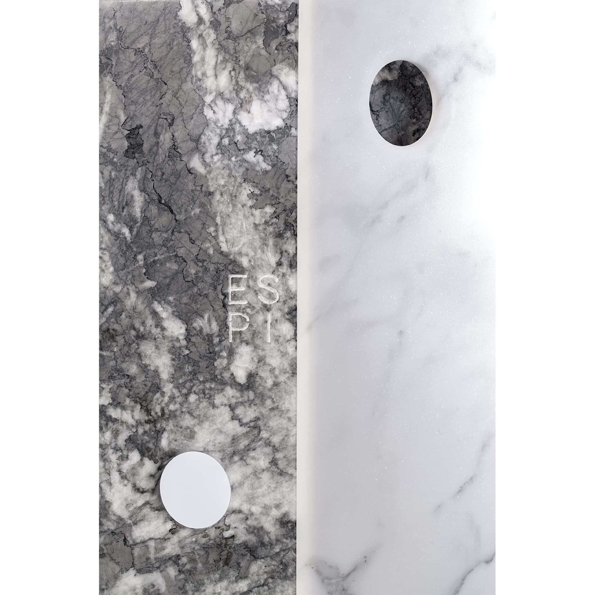 Mini dessous de plat Convivio en marbre Carnico gris - Vue alternative 2