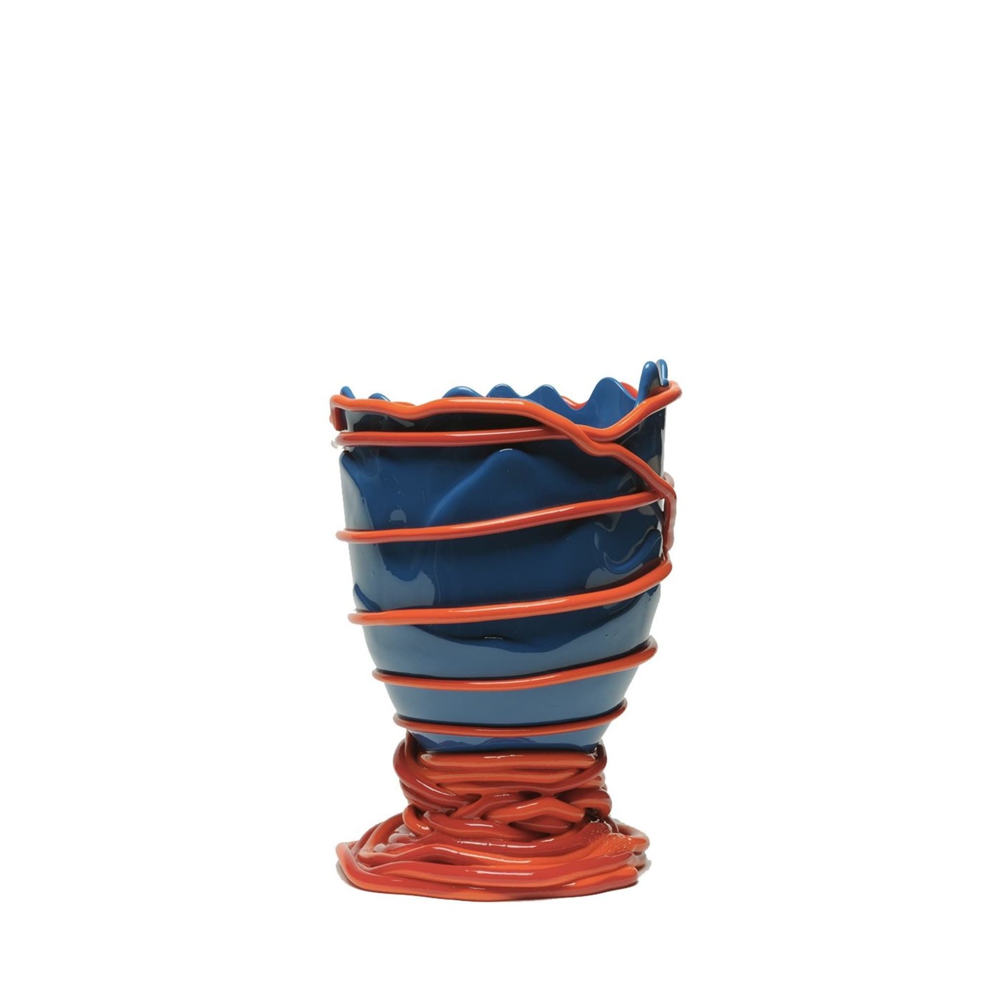 Pompitu II Medium Red and Blue Vase by Gaetano Pesce - Alternative view 1