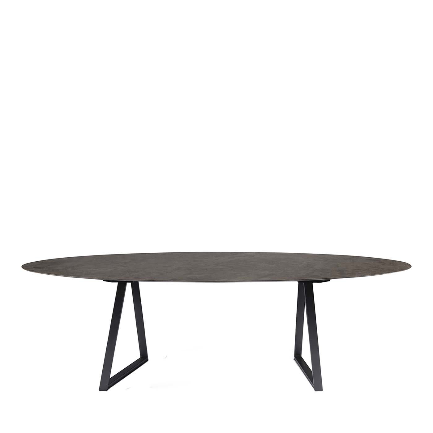 Dritto Oval Dining Table by Piero Lissoni - Salvatori