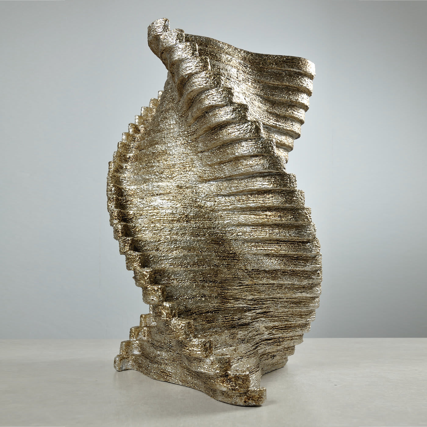Silver Leaf Vase - PB Studio Artigiano