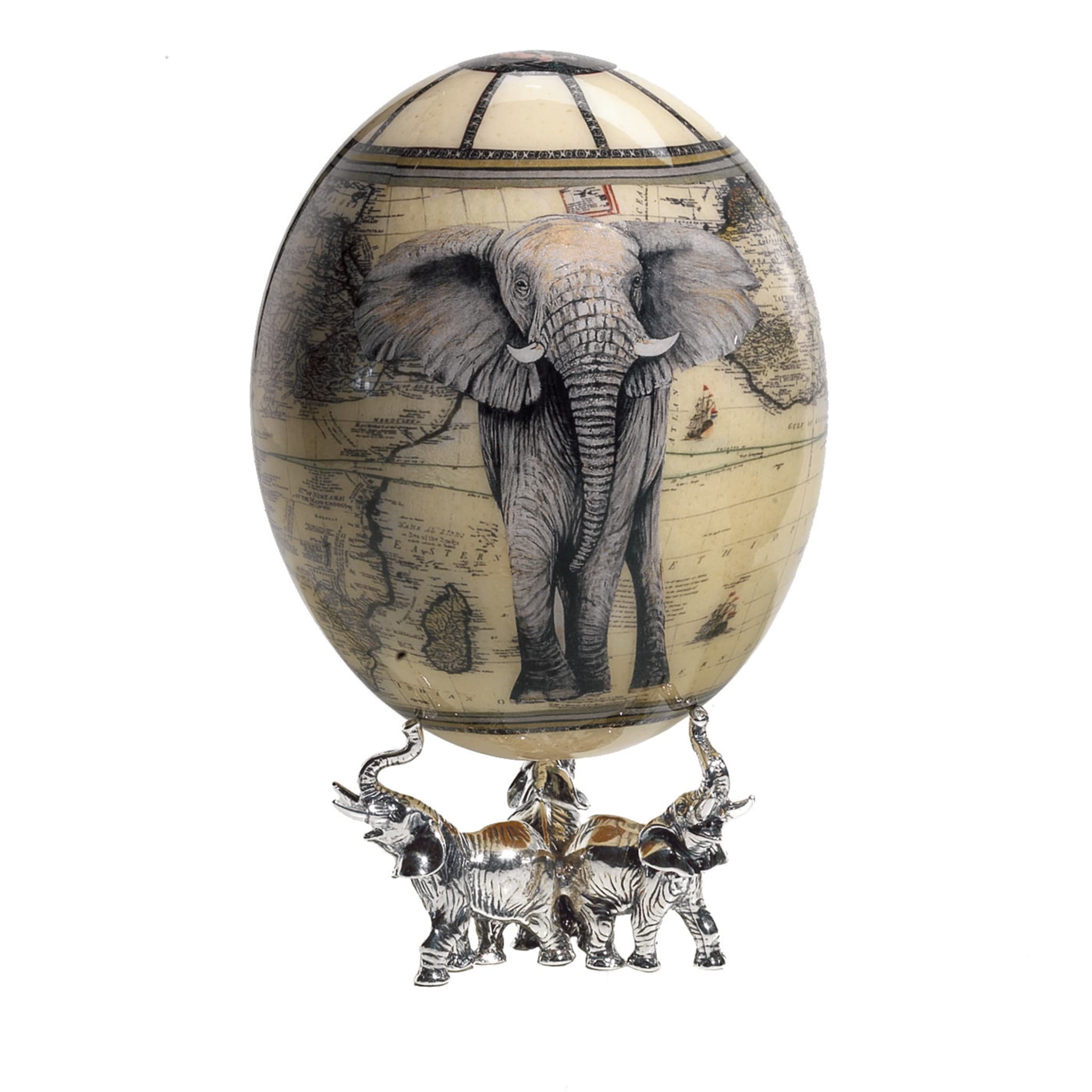 Uovo da collezione Masini - Collezione Elefanti - Vista principale