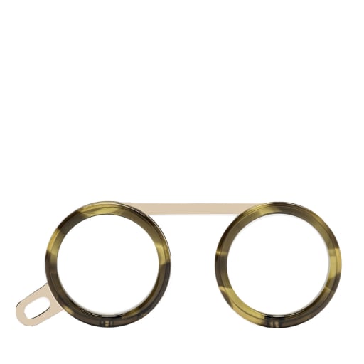 Green and Gold Reading Glasses Fassamano | Artemest
