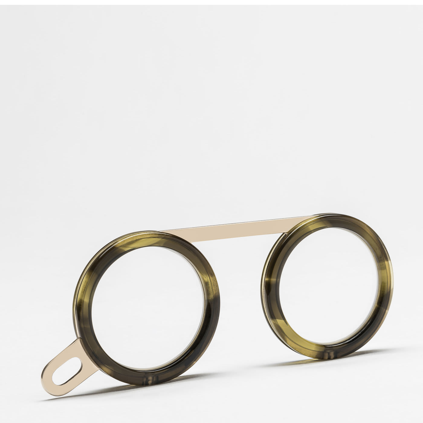 Green and Gold Reading Glasses - Fassamano