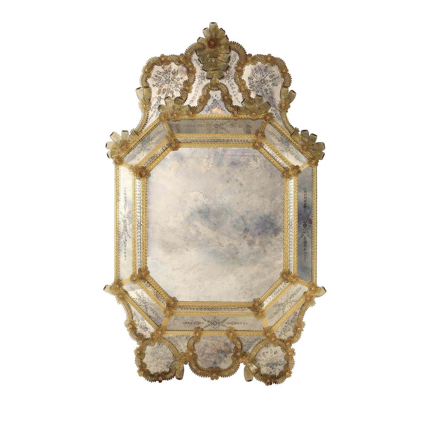 Venetian Octagonal Glass Mirror - Multiforme