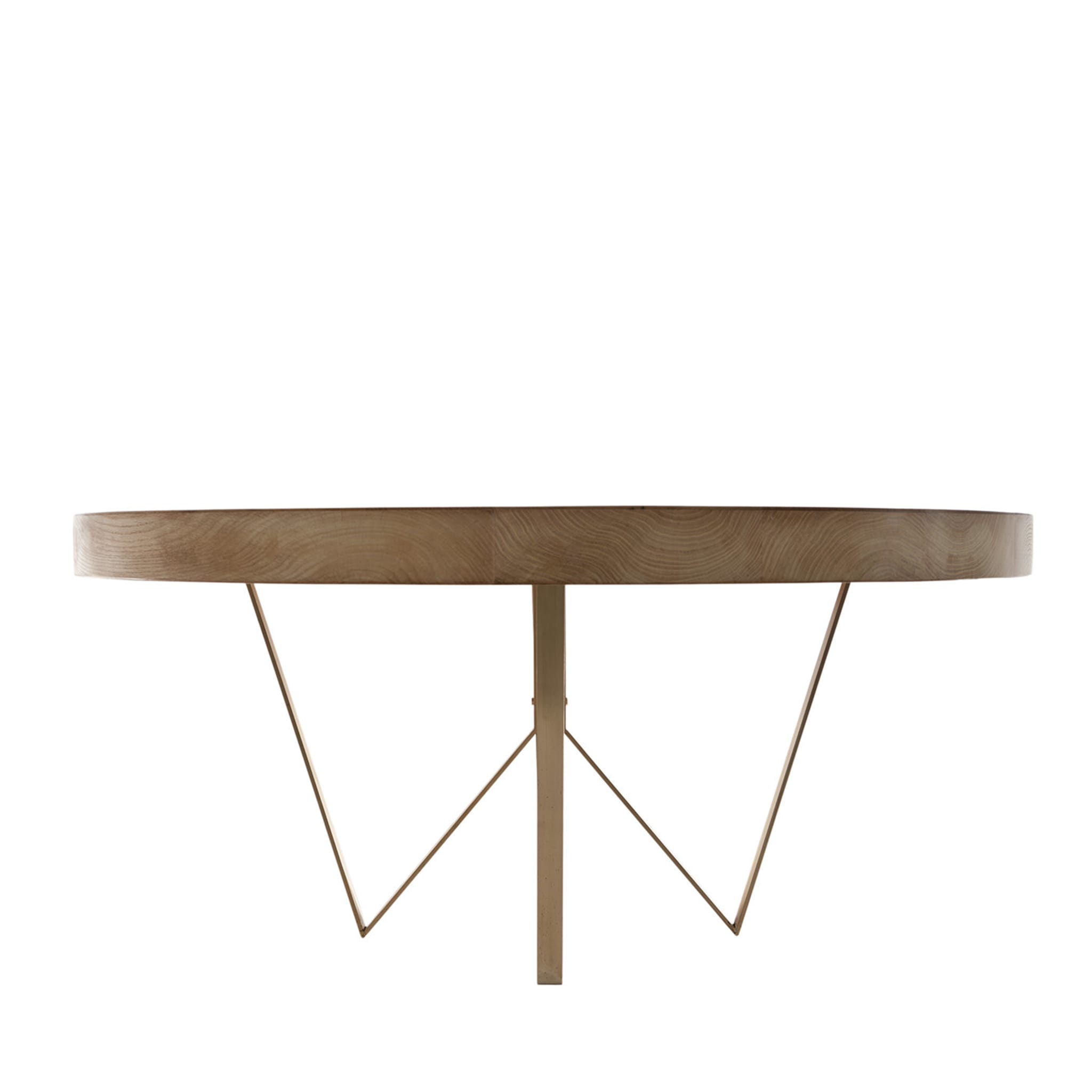 Maurits Round Dining Table with Brass Base - Alternative view 2