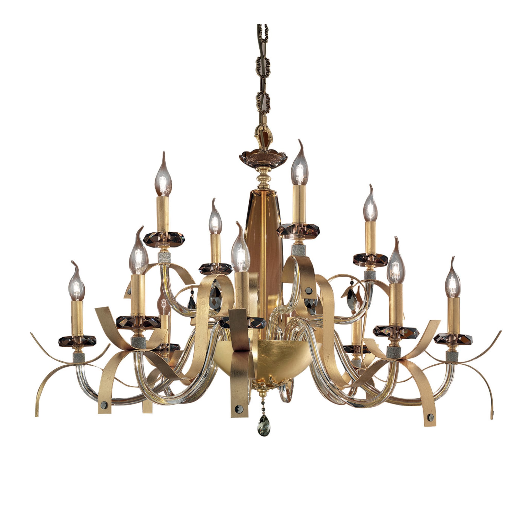 Nuage Gold Chandelier 12 Lights - Main view