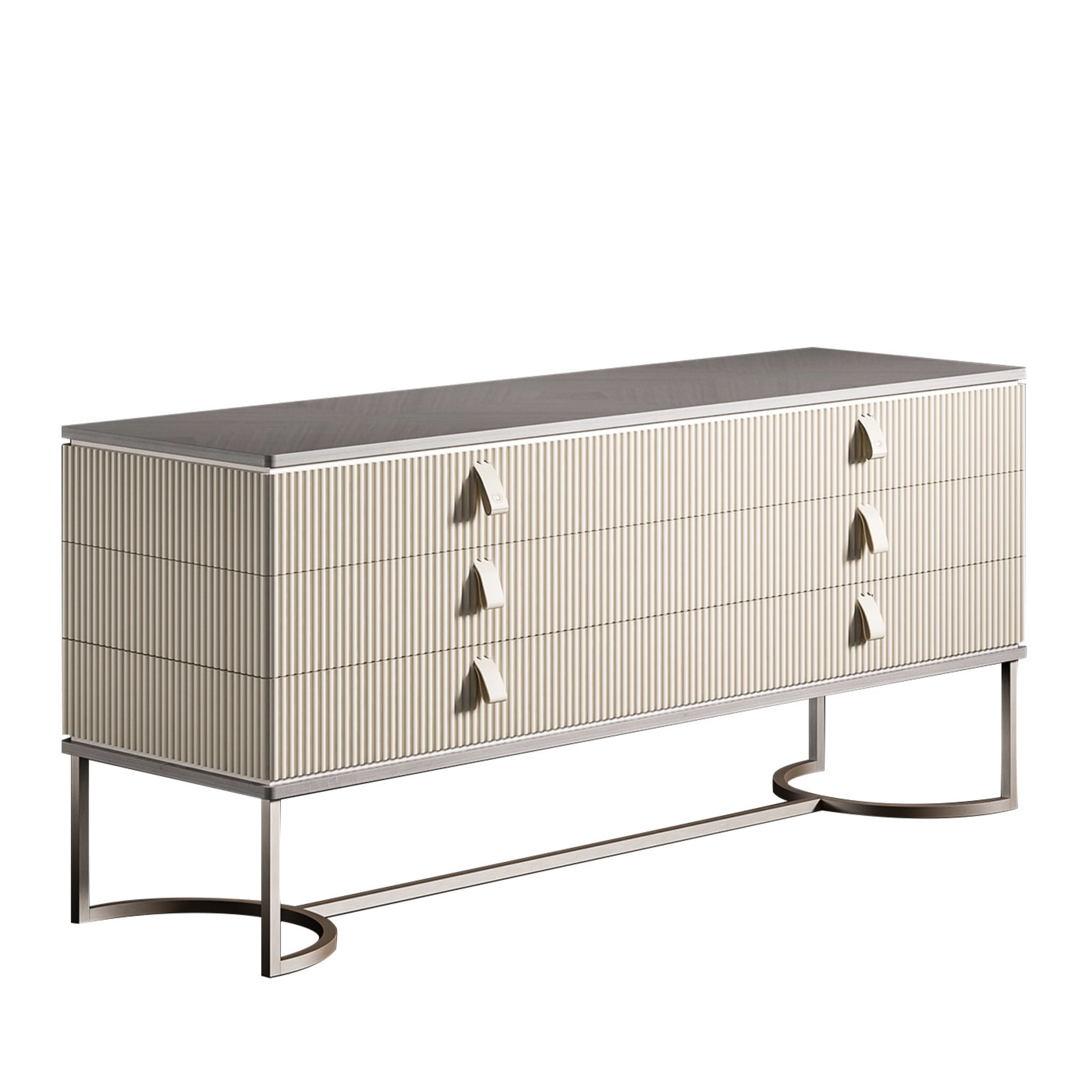 Cocoon Dresser With Metal Base - Main view