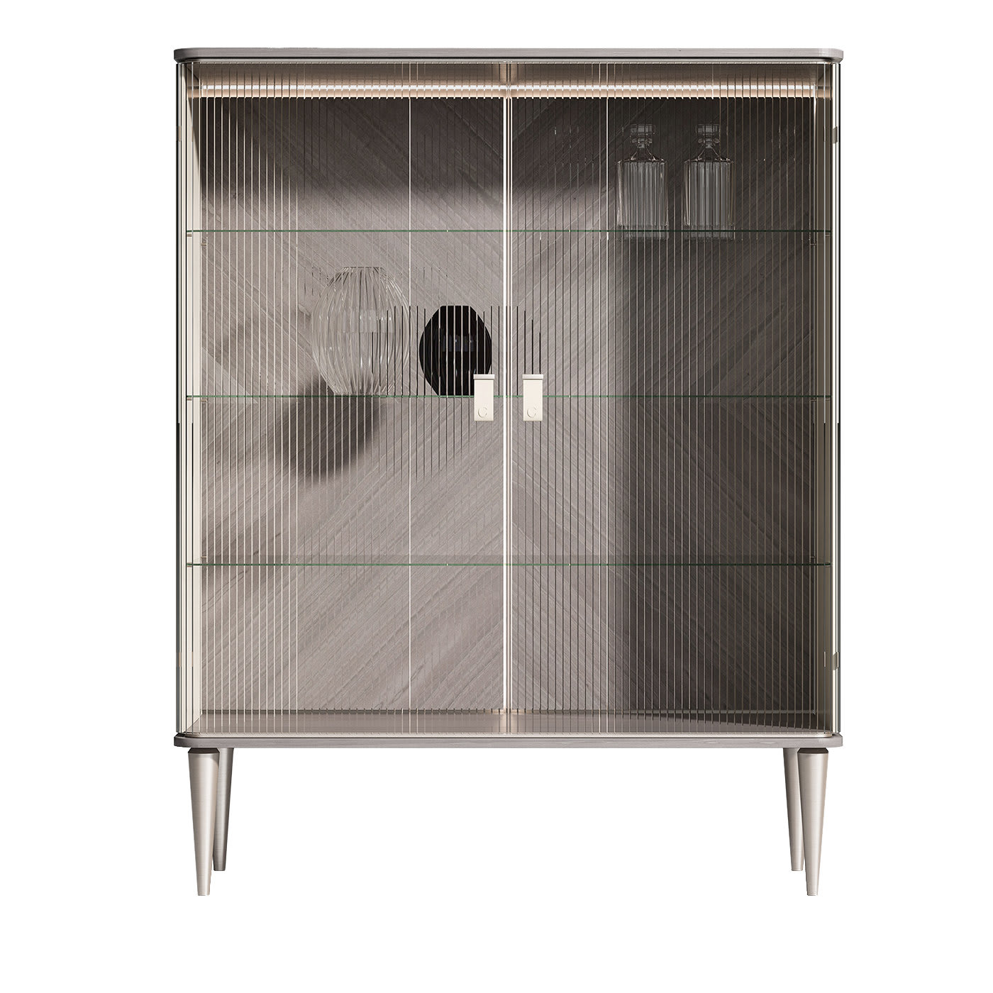 Cocoon Tall Glass Cabinet - CPRN Homood