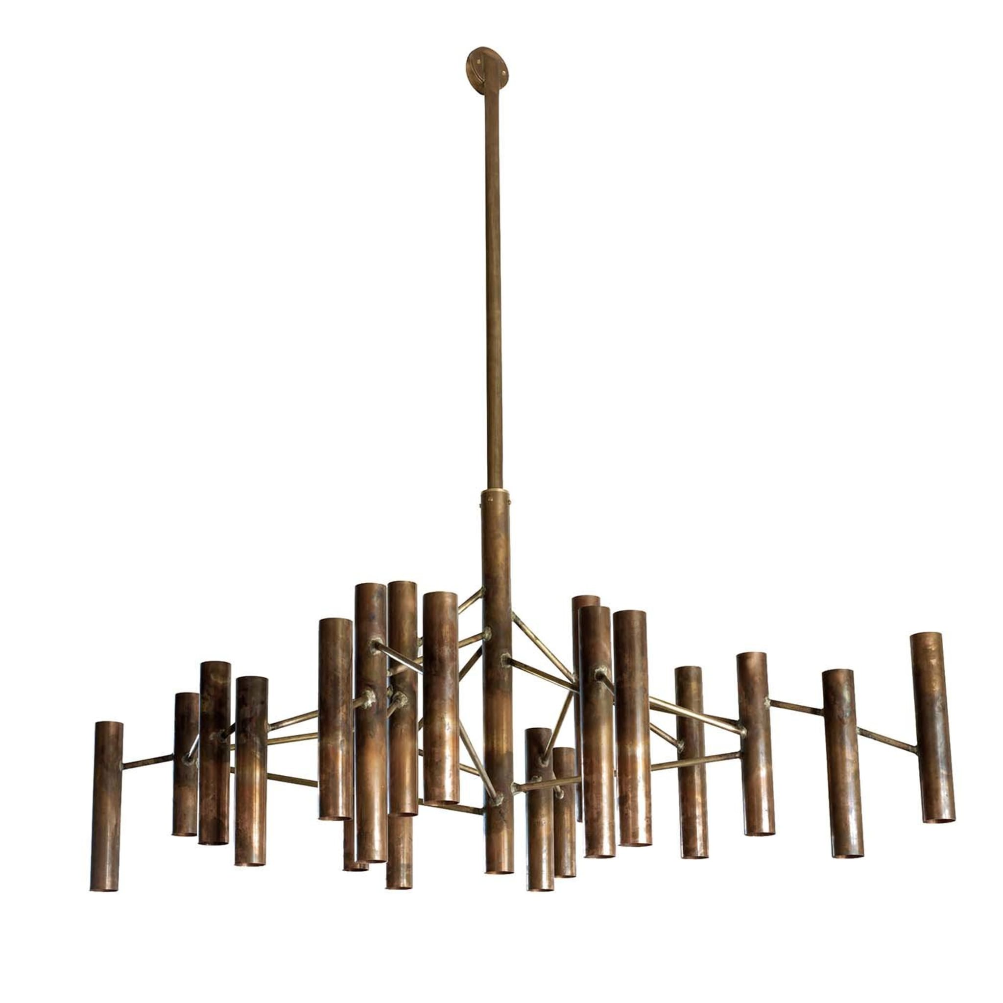 The Copper Tube Chandelier - Main view
