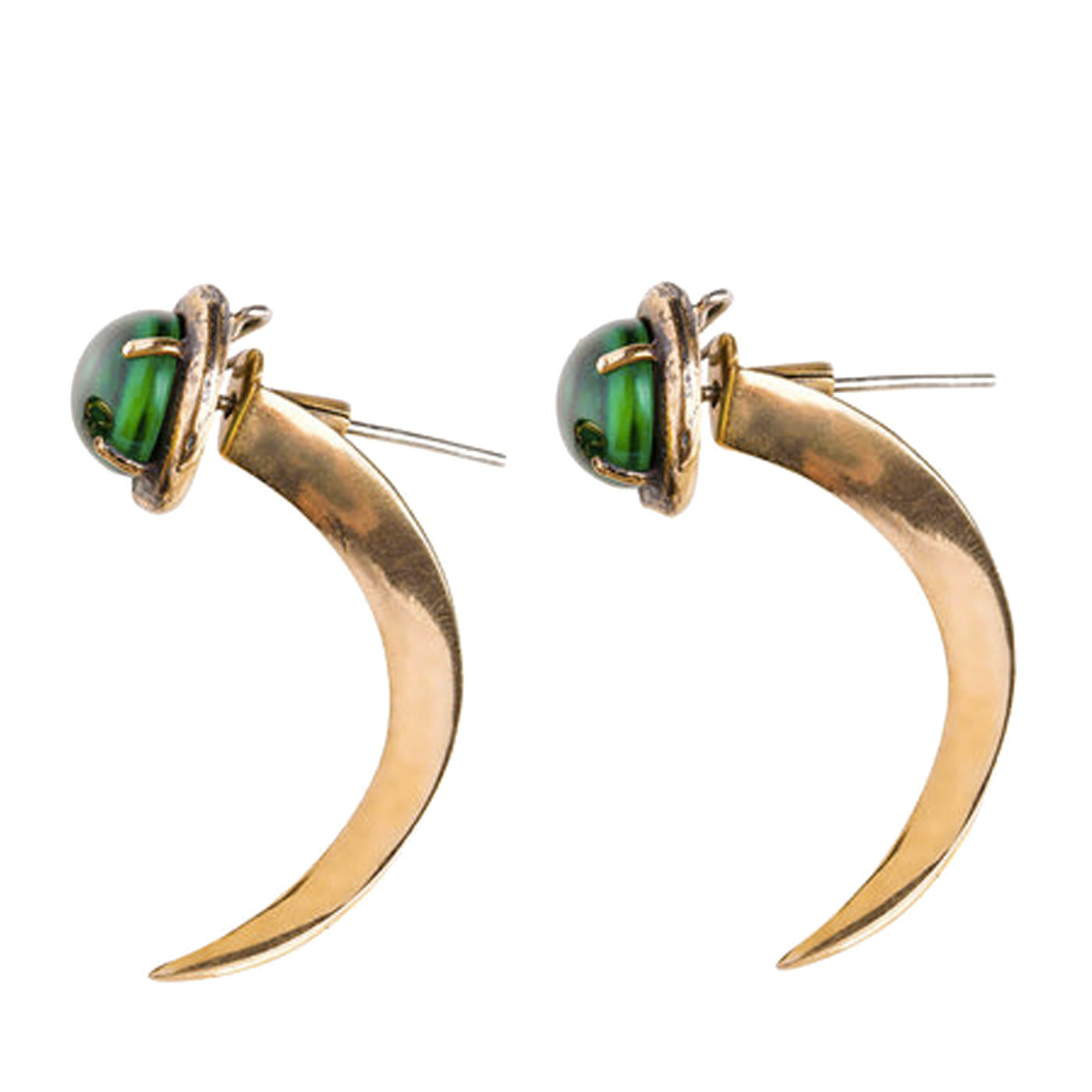 Uncino Green Quartz Earrings - Paola Grande
