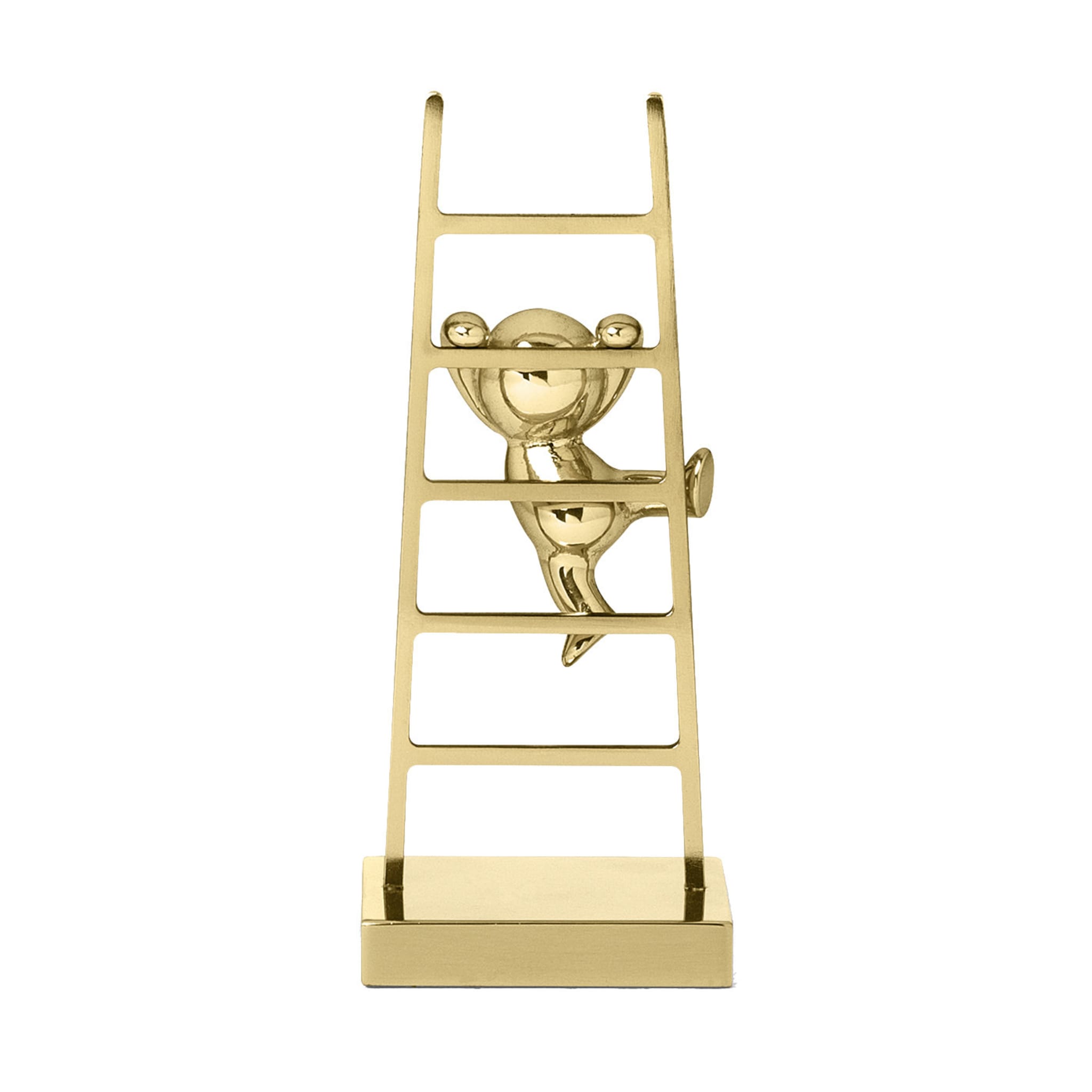 Omini Climber Clip Holder in Polished Brass By Stefano Giovannoni - Main view