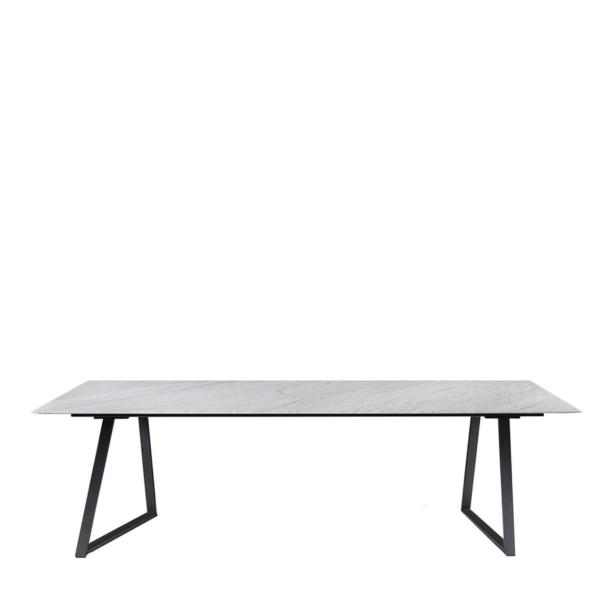 Dritto Rectangular Dining Table in Pietra d'Avola by Piero Lissoni - Main view