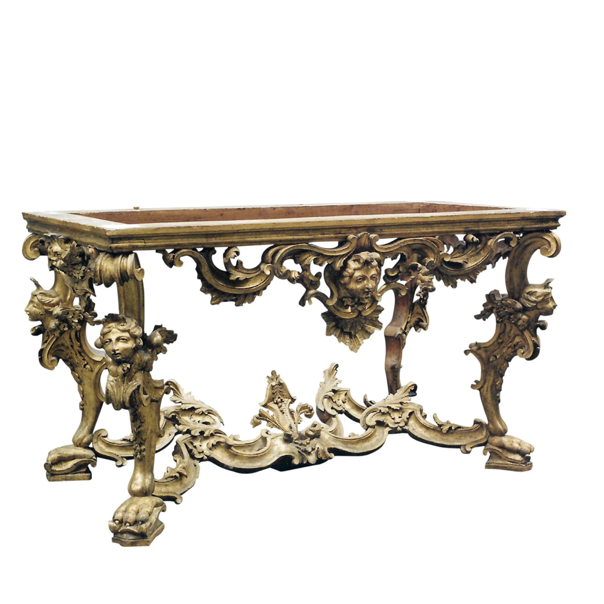 Francese Carved Wood Console - Main view