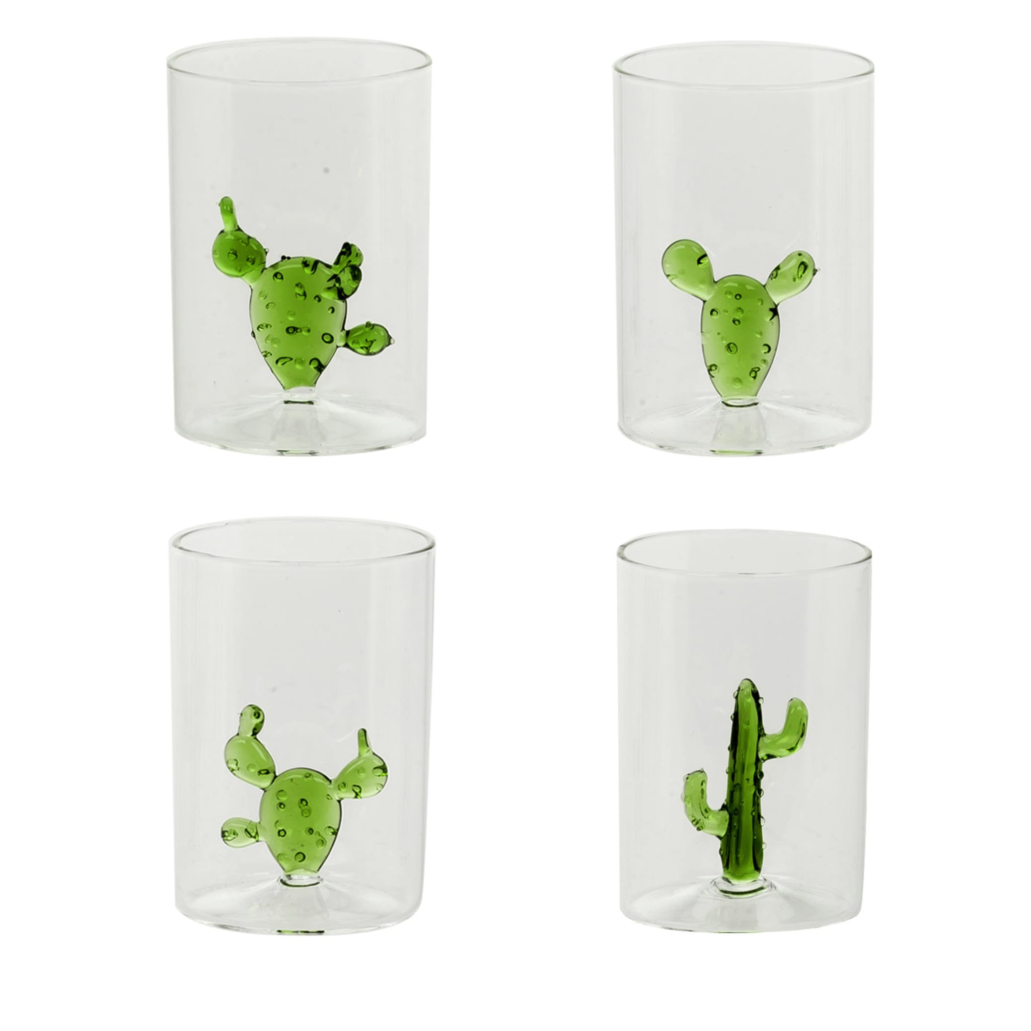Cactus Set of 4 Glasses - Main view