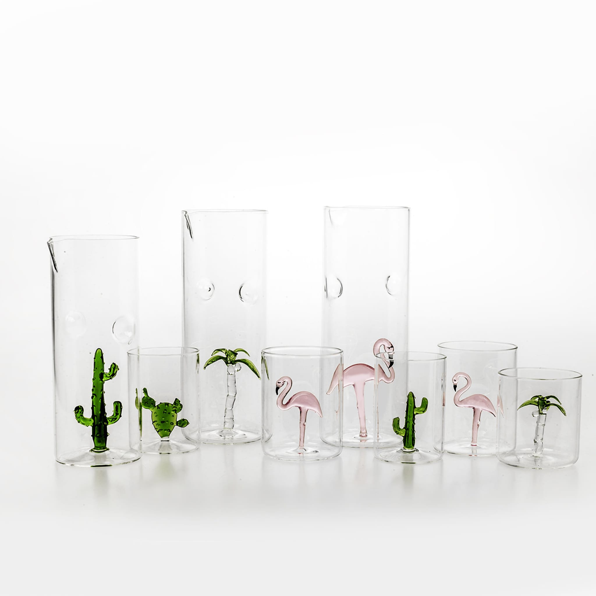 Fenicottero Set of 4 Glasses and Pitcher - Alternative view 1
