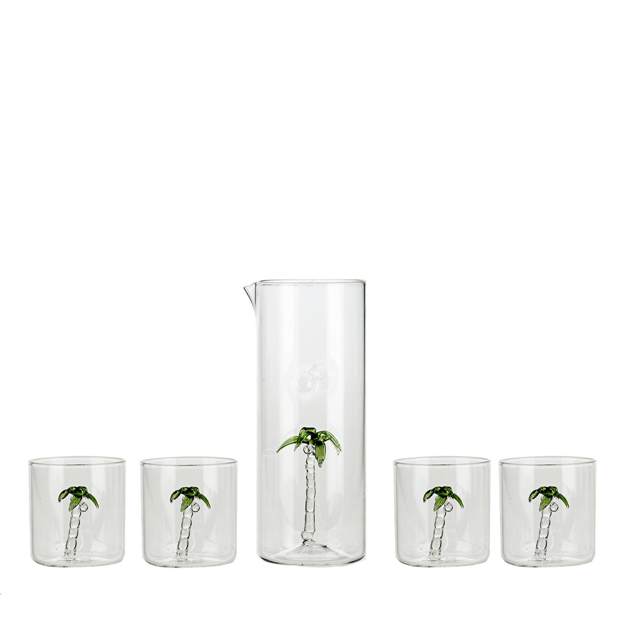 Palma Set of 4 Glasses and Pitcher - Main view