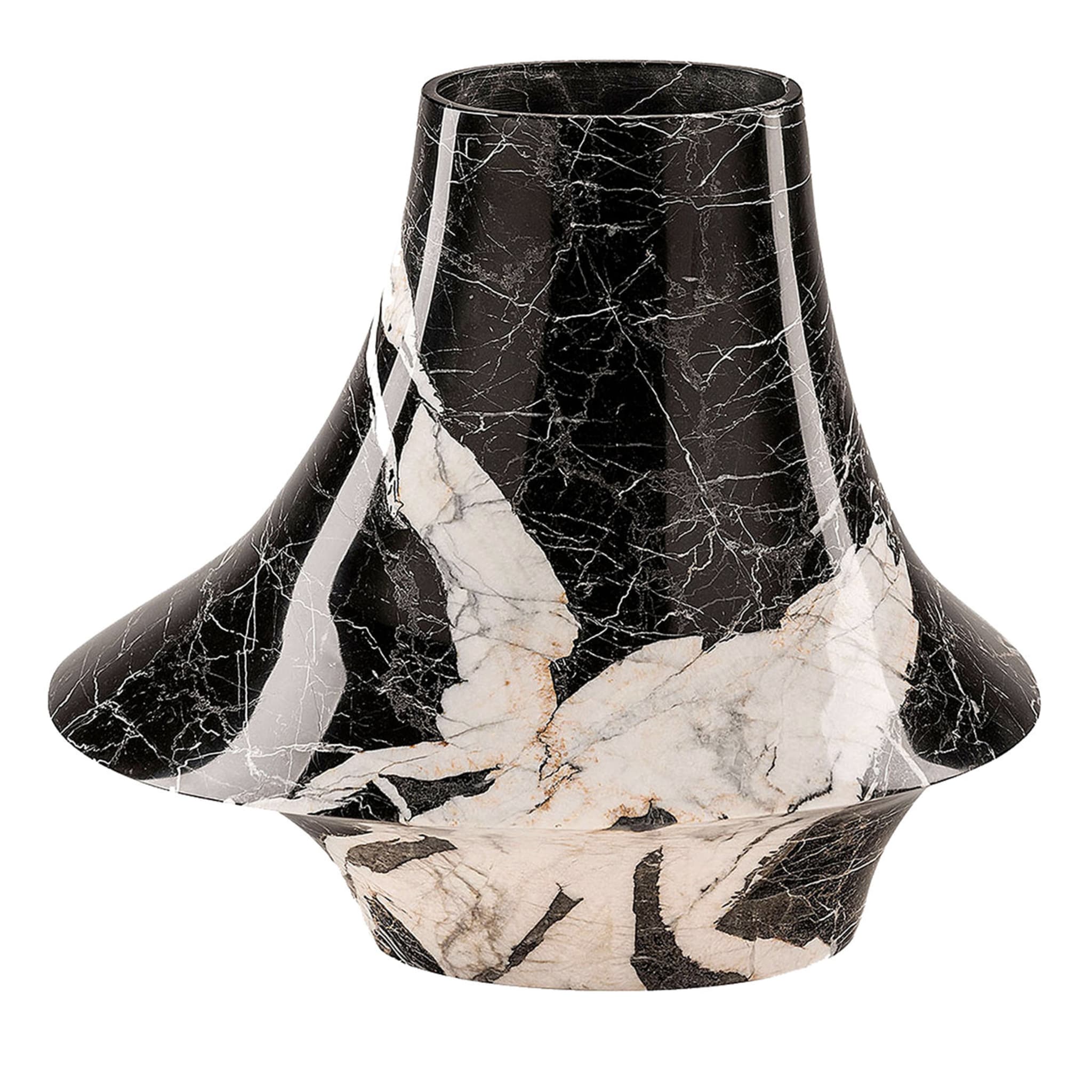 Eccentrico Small Marble Decorative Vase - Main view