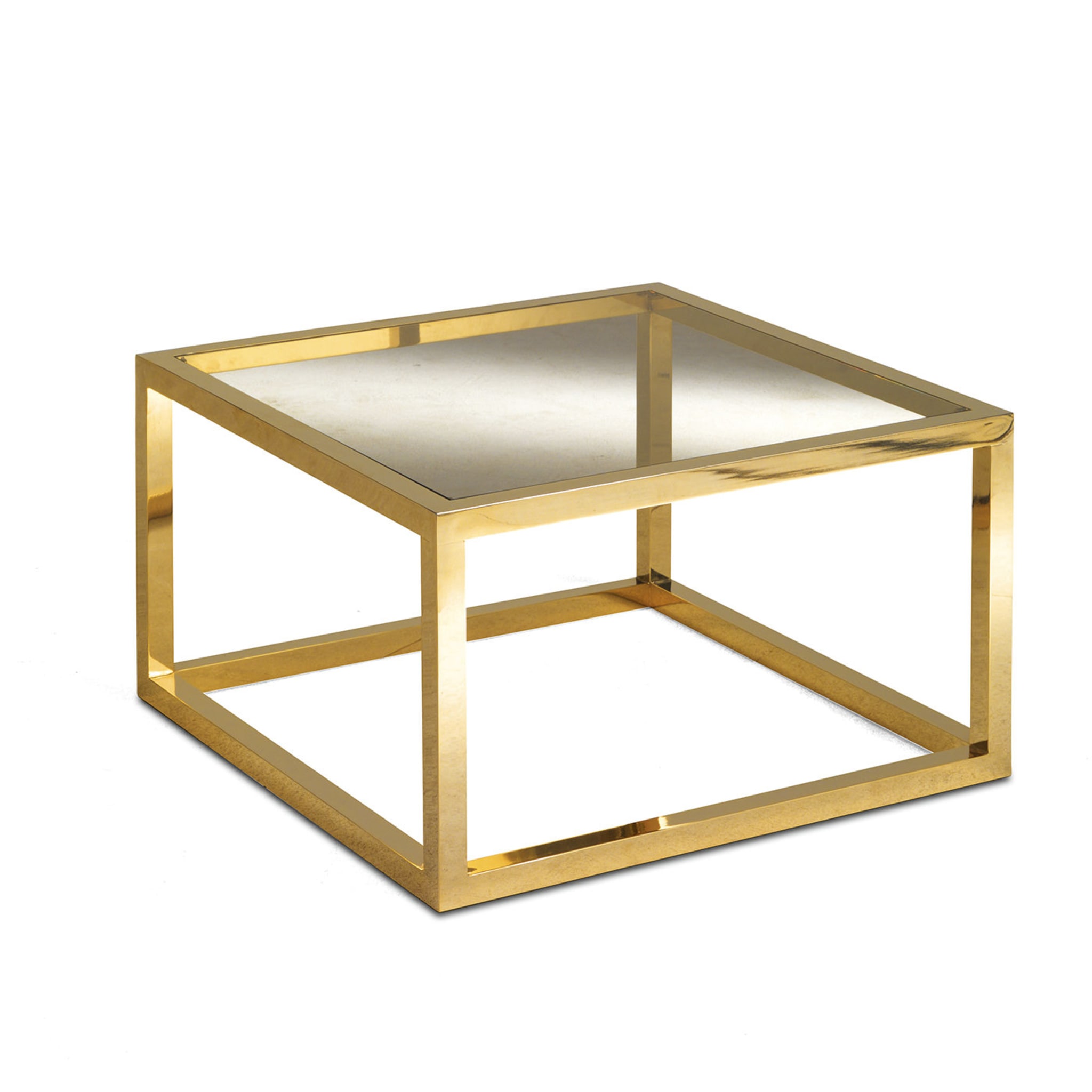 T161 Coffee Table In Brass - Alternative view 1