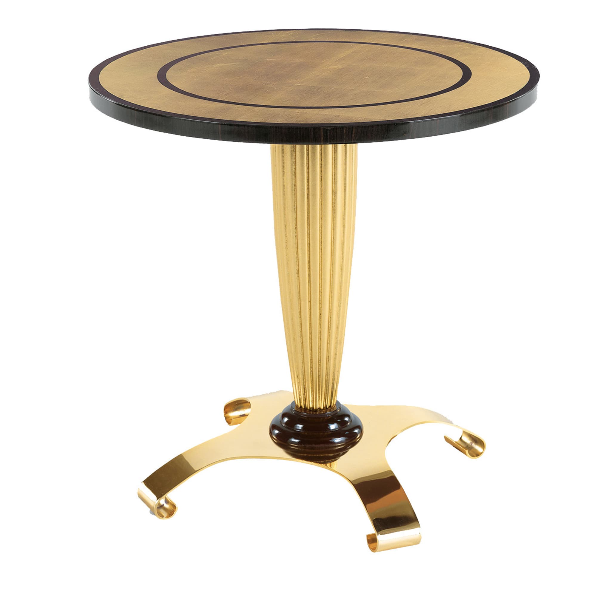 T137 Side Table With Gold Leaf - Main view