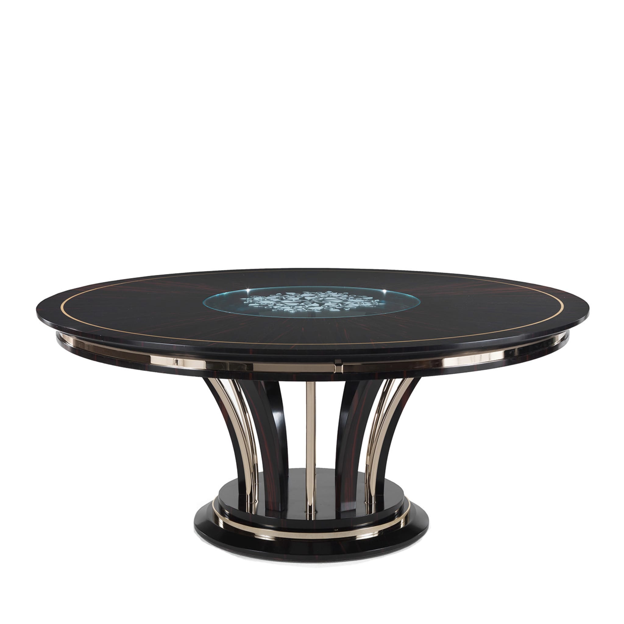 T/5090-180 Dining Table In Ebony - Main view