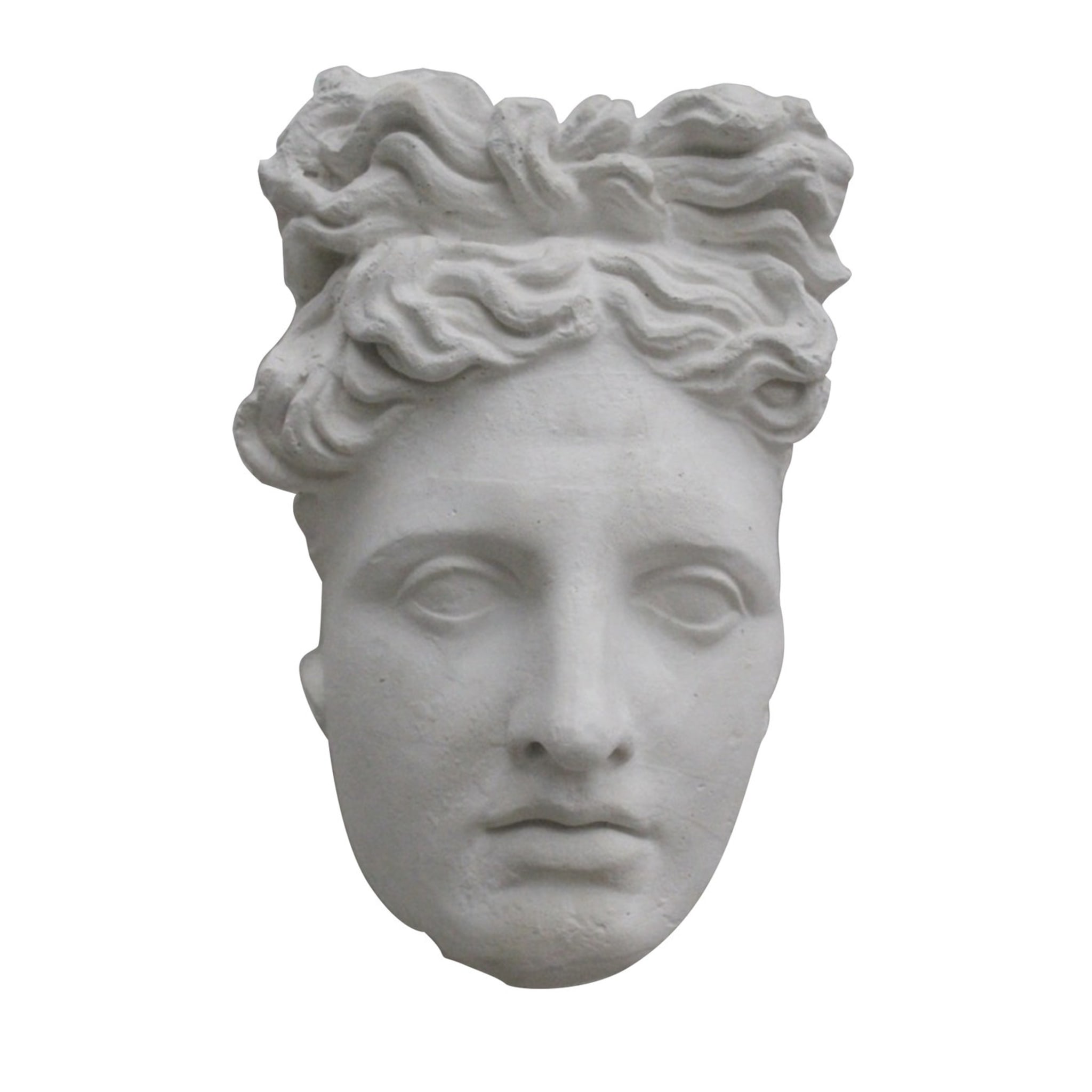 Sculpture en plâtre du masque d'Apollon - Vue principale