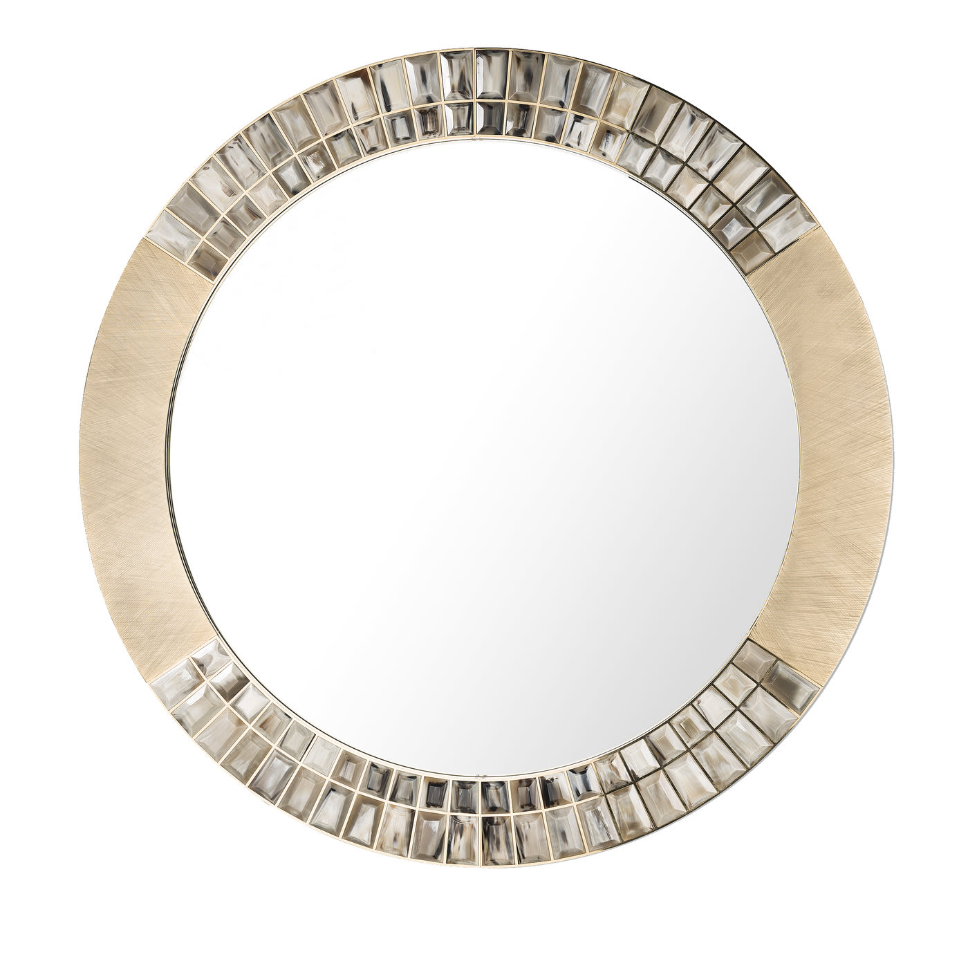 Brass Round Wall Mirror - Arcahorn