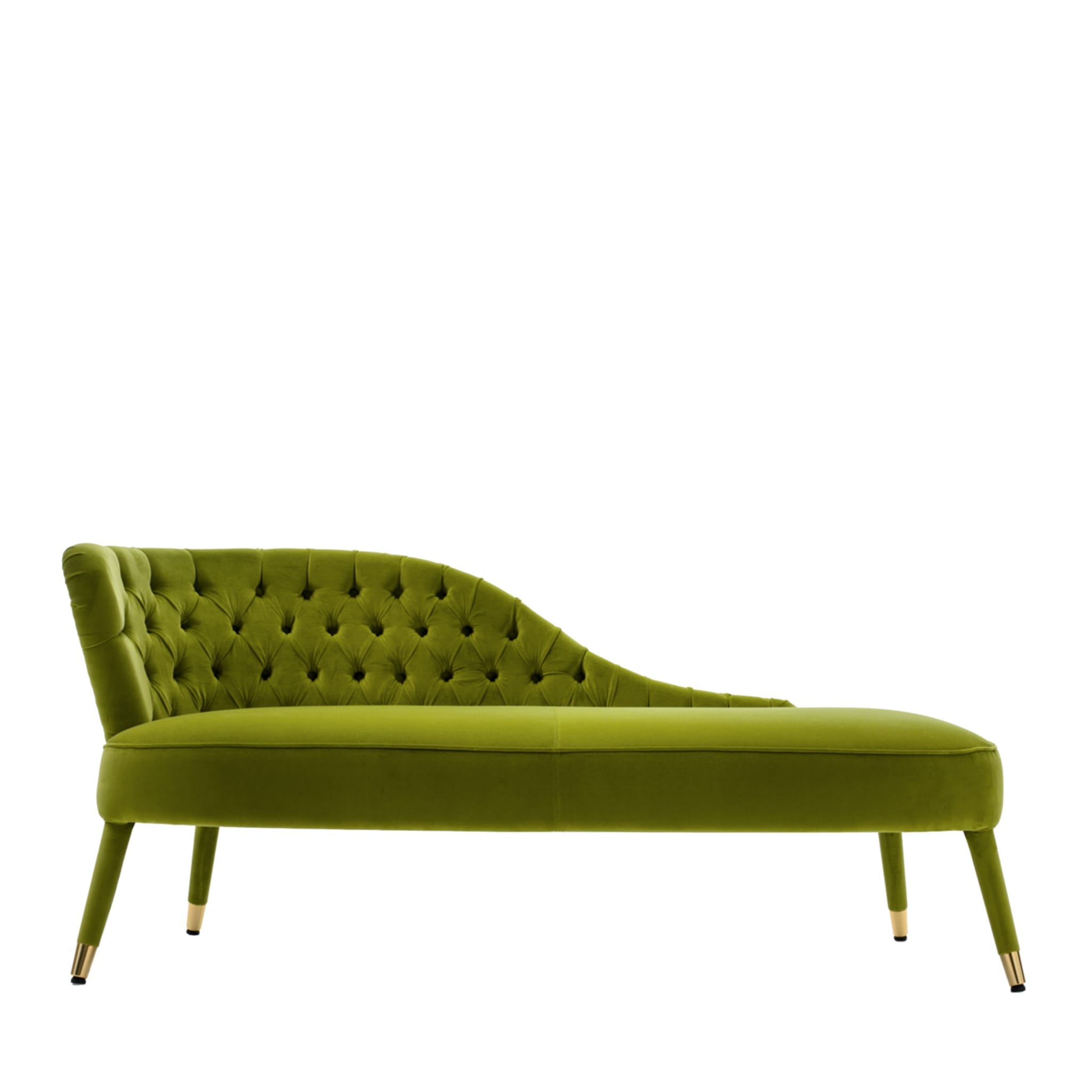 Chaise longue verde Penelope - Vista principale