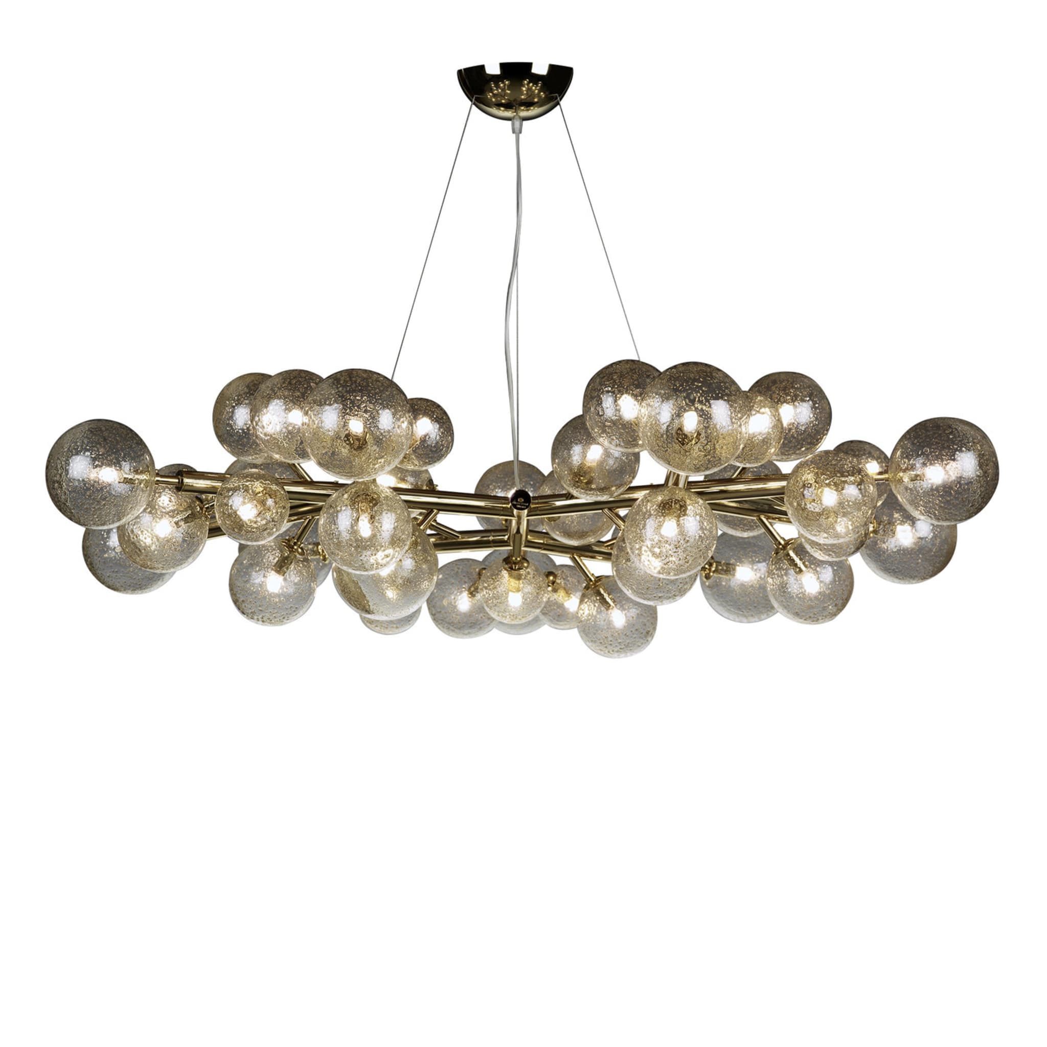 Mimosa 42 Light Gold Finish Chandelier - Main view