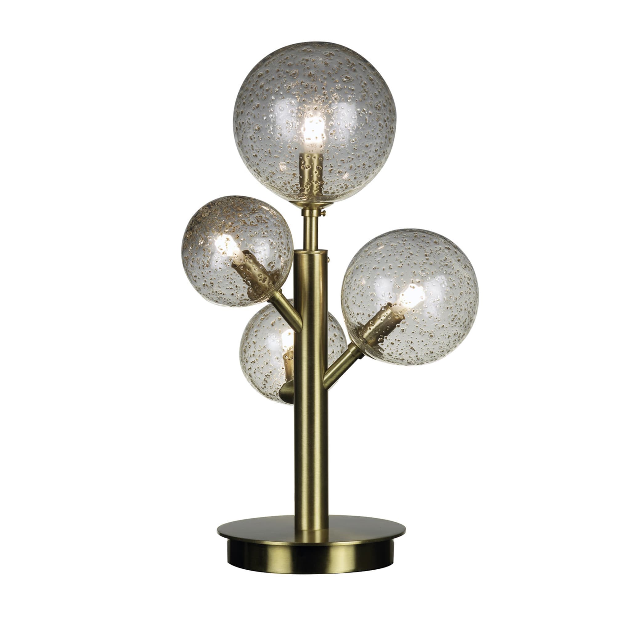 Mimosa 4 Light Satin Brass Table Lamp - Main view