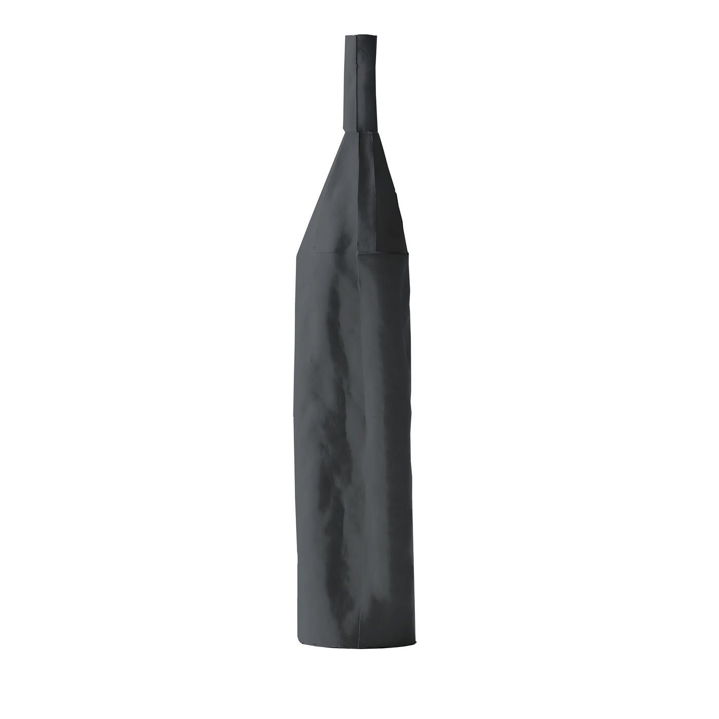 Cartocci Liscia Black Decorative Bottle - Paola Paronetto