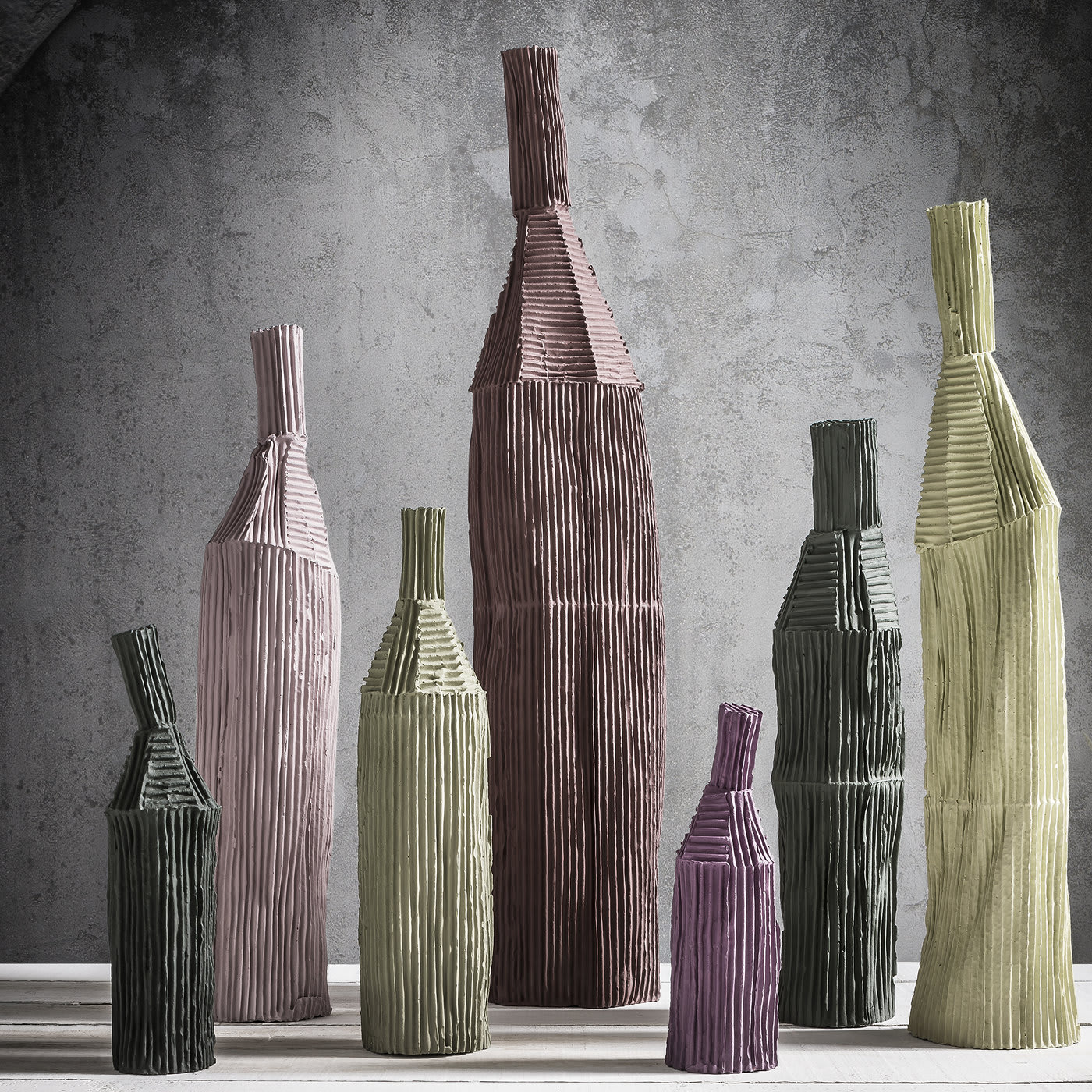 Cartocci Pink Decorative Bottle - Paola Paronetto
