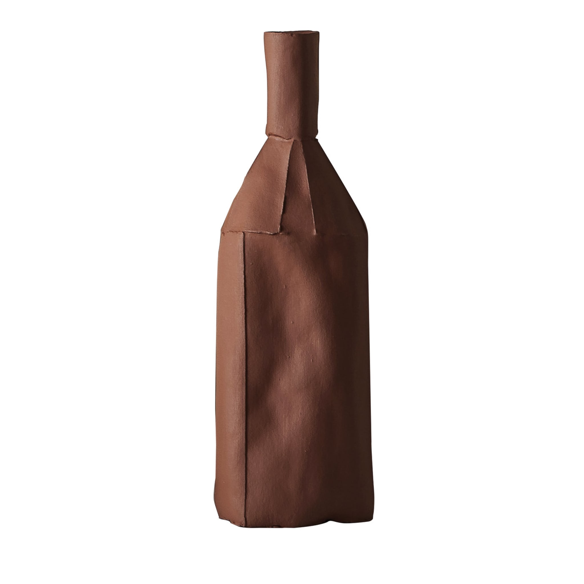 Cartocci Liscia Maroon Decorative Bottle - Main view