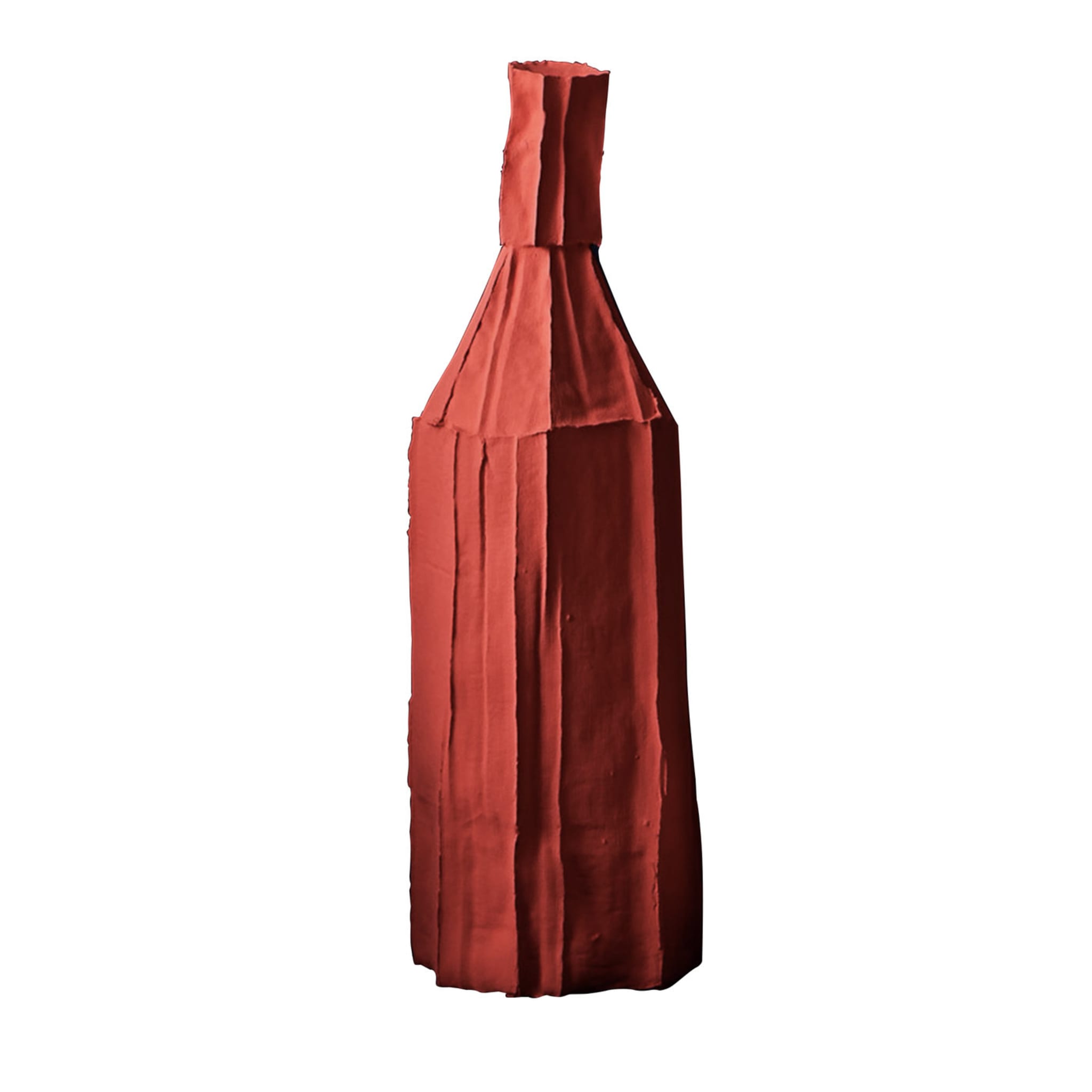 Cartocci Corteccia Botella decorativa roja - Vista principal