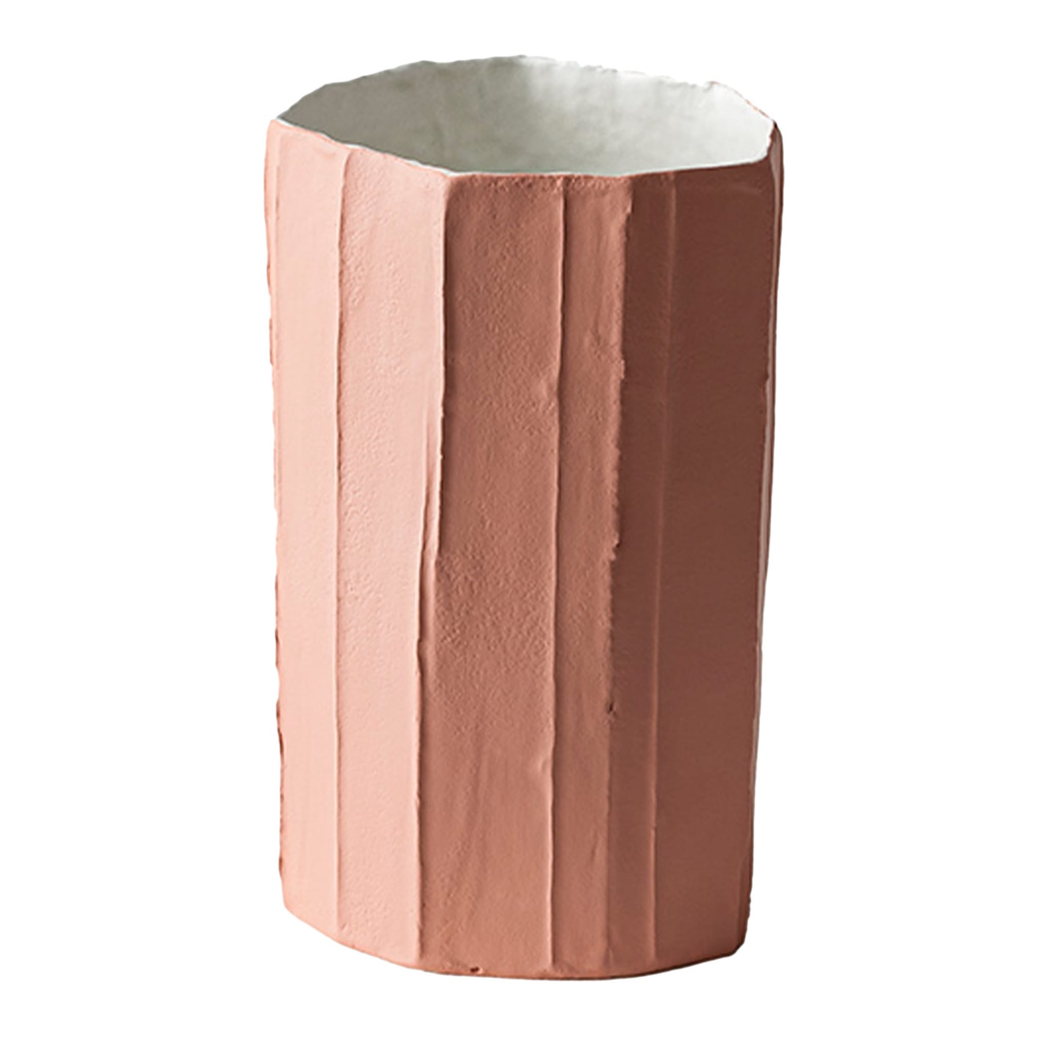 Ninfea Corteccia Pink Tall Vase - Main view