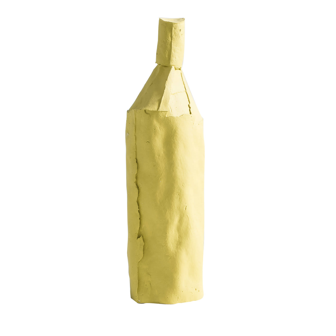 Cartocci Liscia Yellow Decorative Bottle - Paola Paronetto