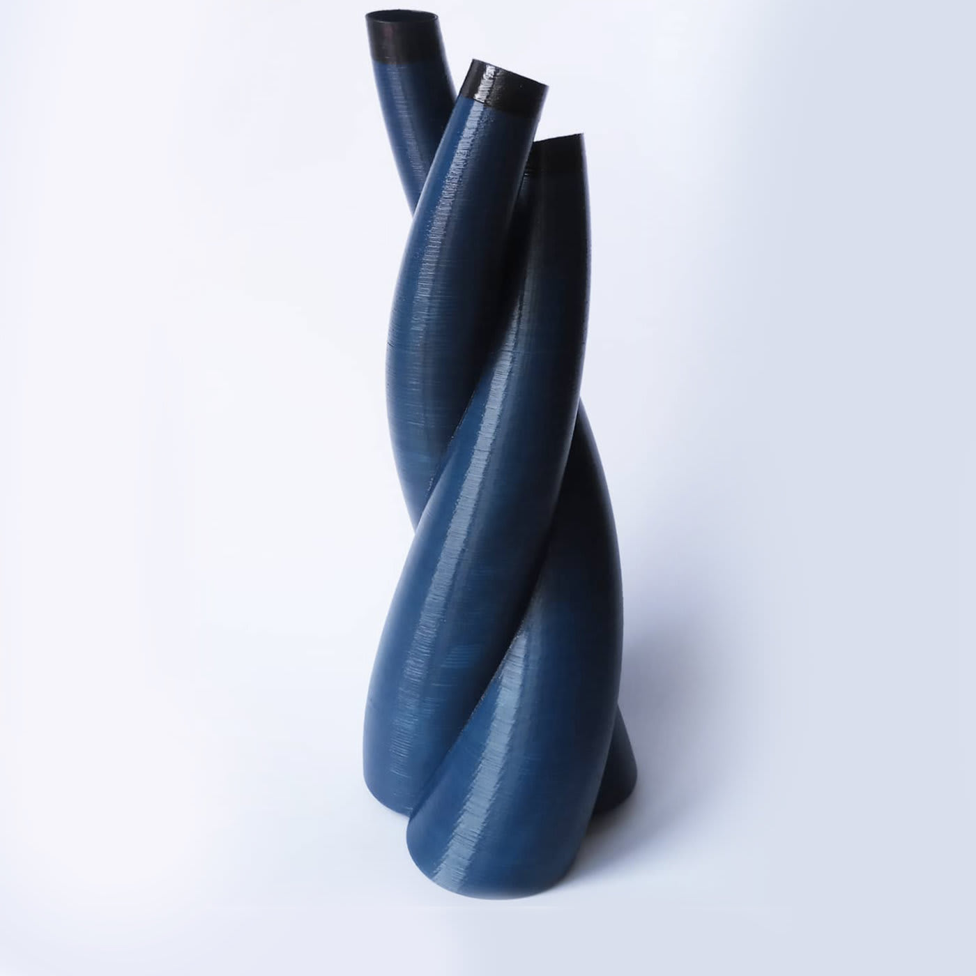 Octopus Blue and Grey Vase - Serena Fanara