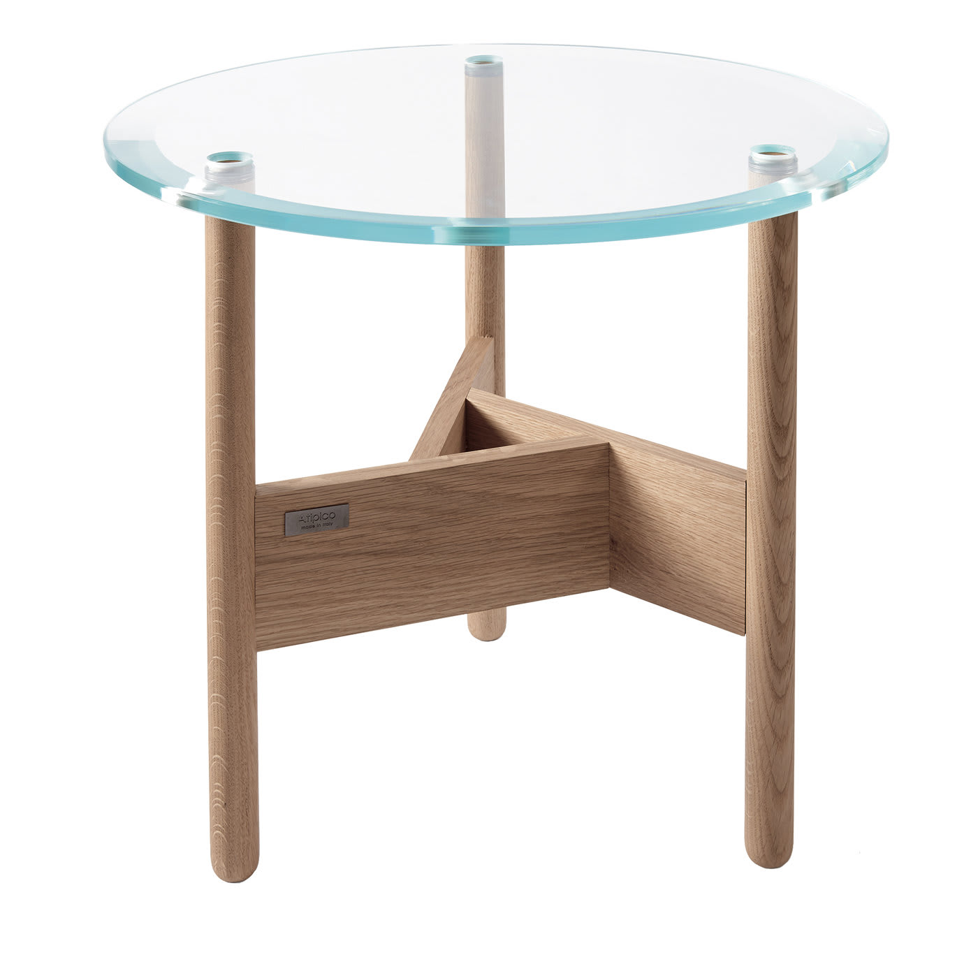 Orbital Glass Side Table - Atipico