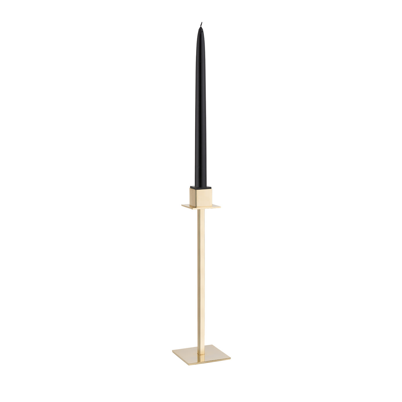 Gold Single Medium Candlestick Holder - Elleffe Design