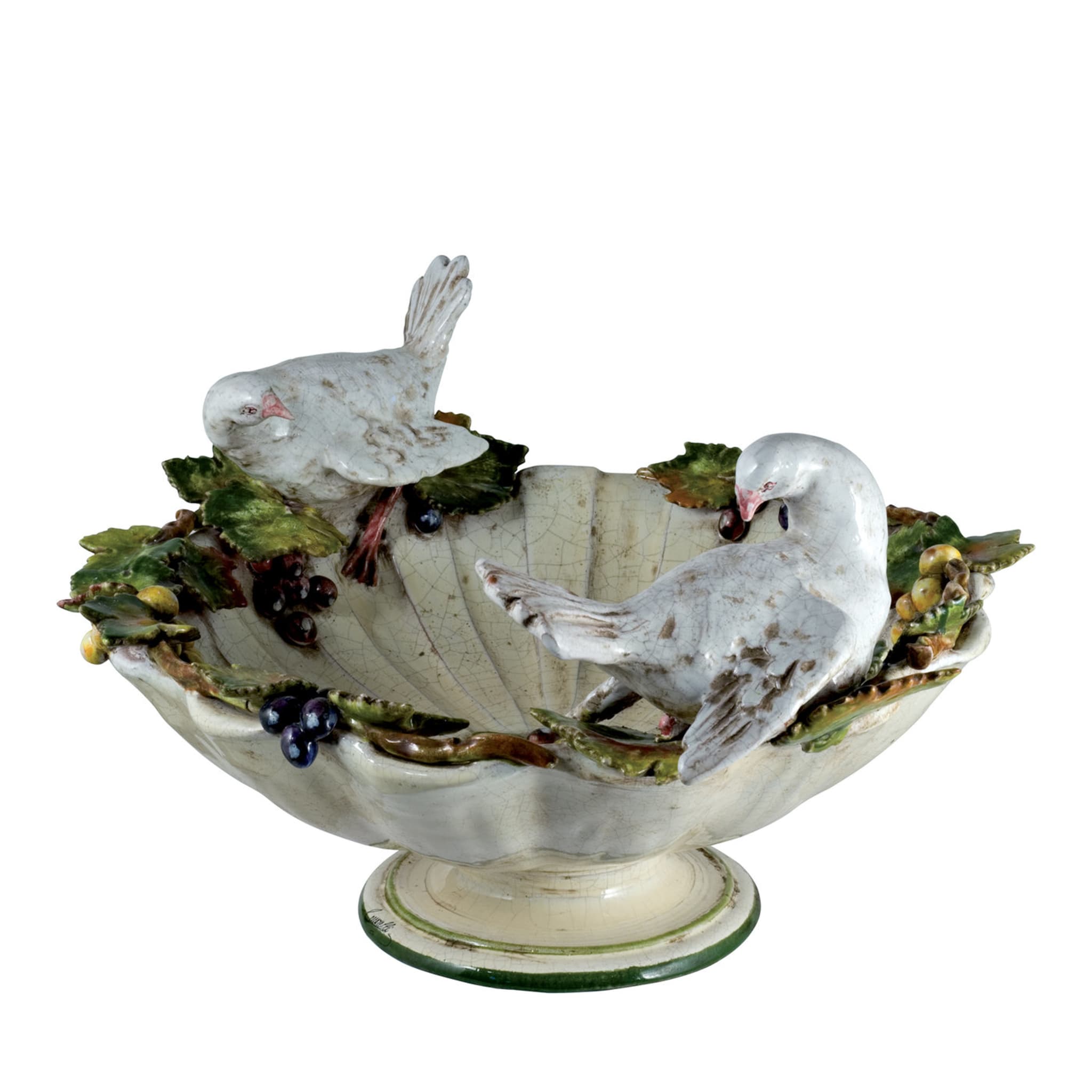 Centerpiece With Doves And Grapes - Main view