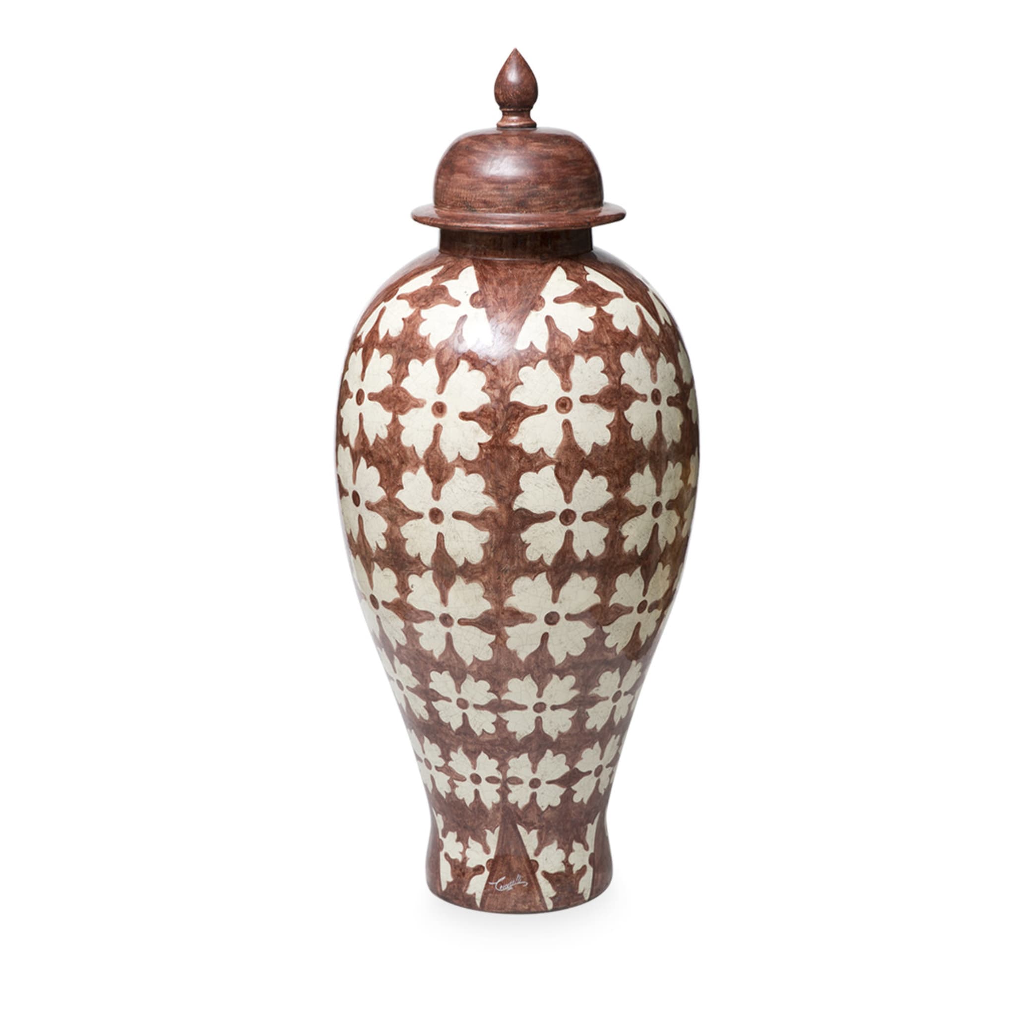 Orientale Keramik-Vase - Hauptansicht