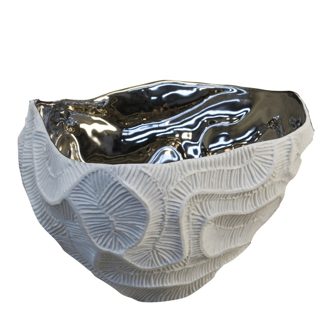 Fossilia Platinum Bowl - Fos Ceramiche