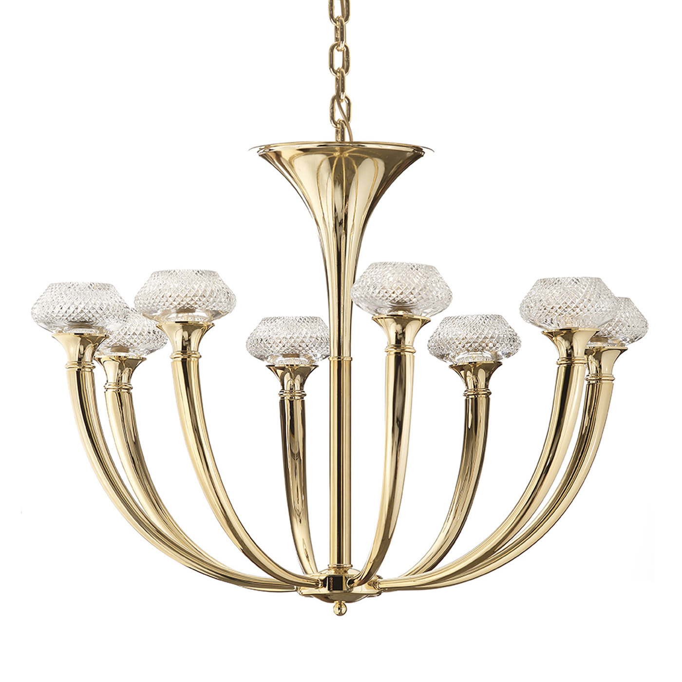 Art Deco Small Chandelier with Crystal - Il Paralume Marina