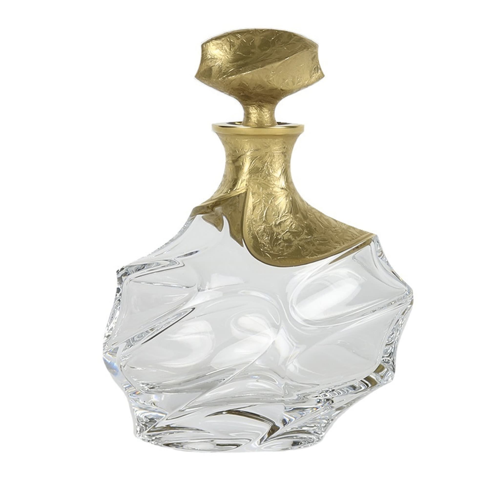 Capriccio Onda Transparent and Gold Bottle - Main view
