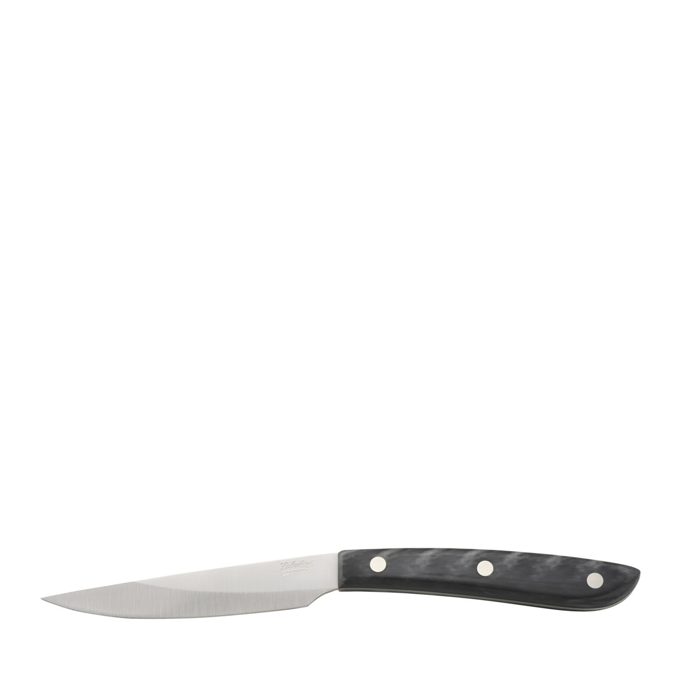 Set of Six Dark Tranciato Steak Knives - Coltelleria Saladini