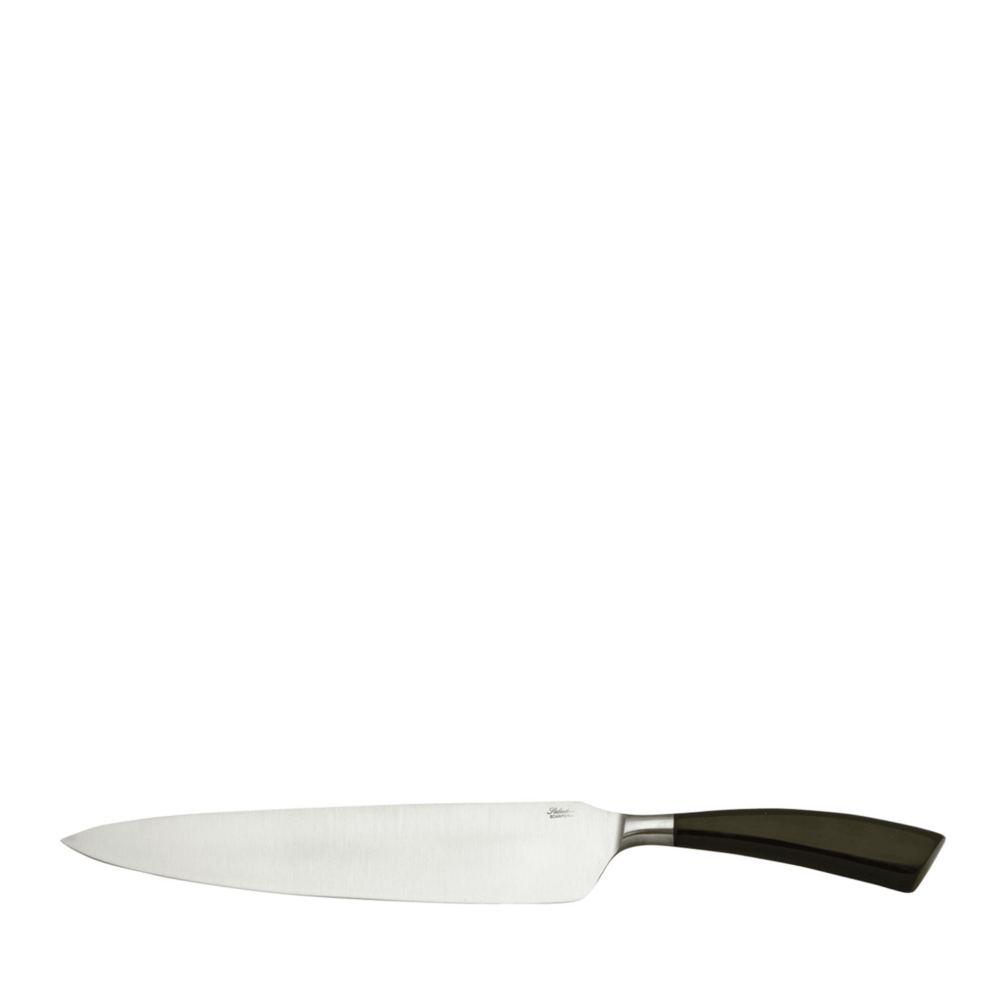 Set of 6 Table Knives White Resin Handles Scarperia Consigli 