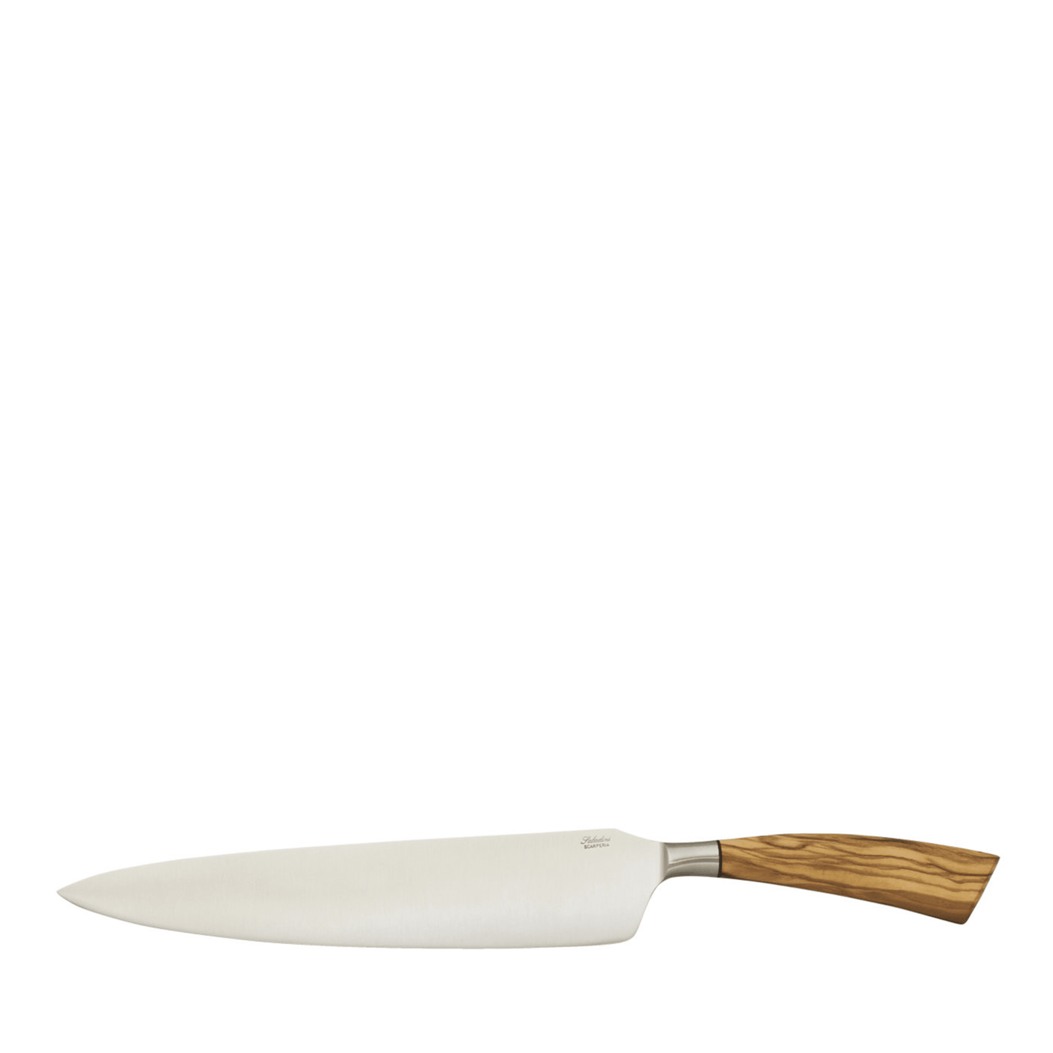 Grand couteau de chef Trinciante en bois d'olivier - Vue principale